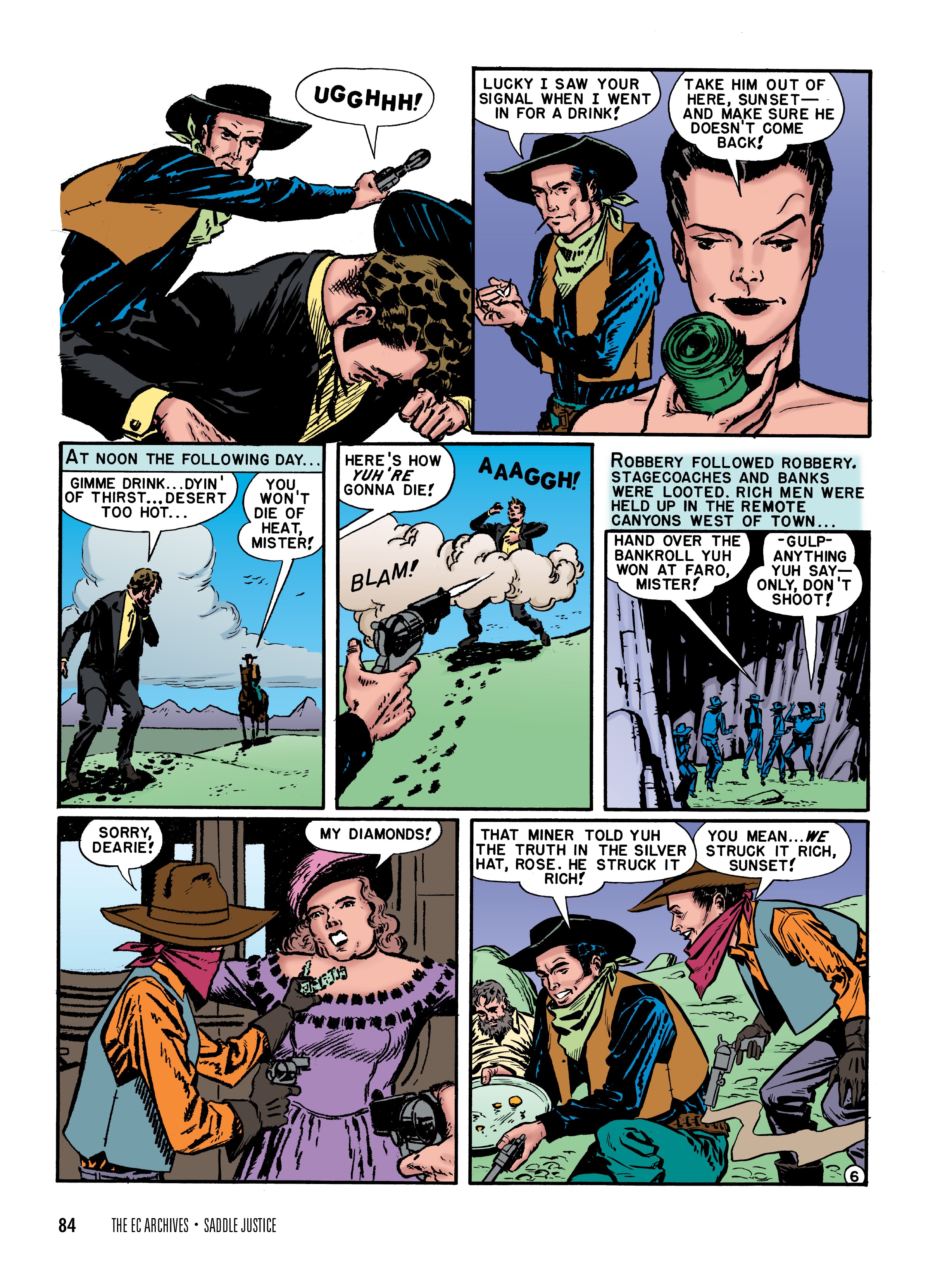 Read online The EC Archives: Saddle Justice comic -  Issue # TPB (Part 1) - 86