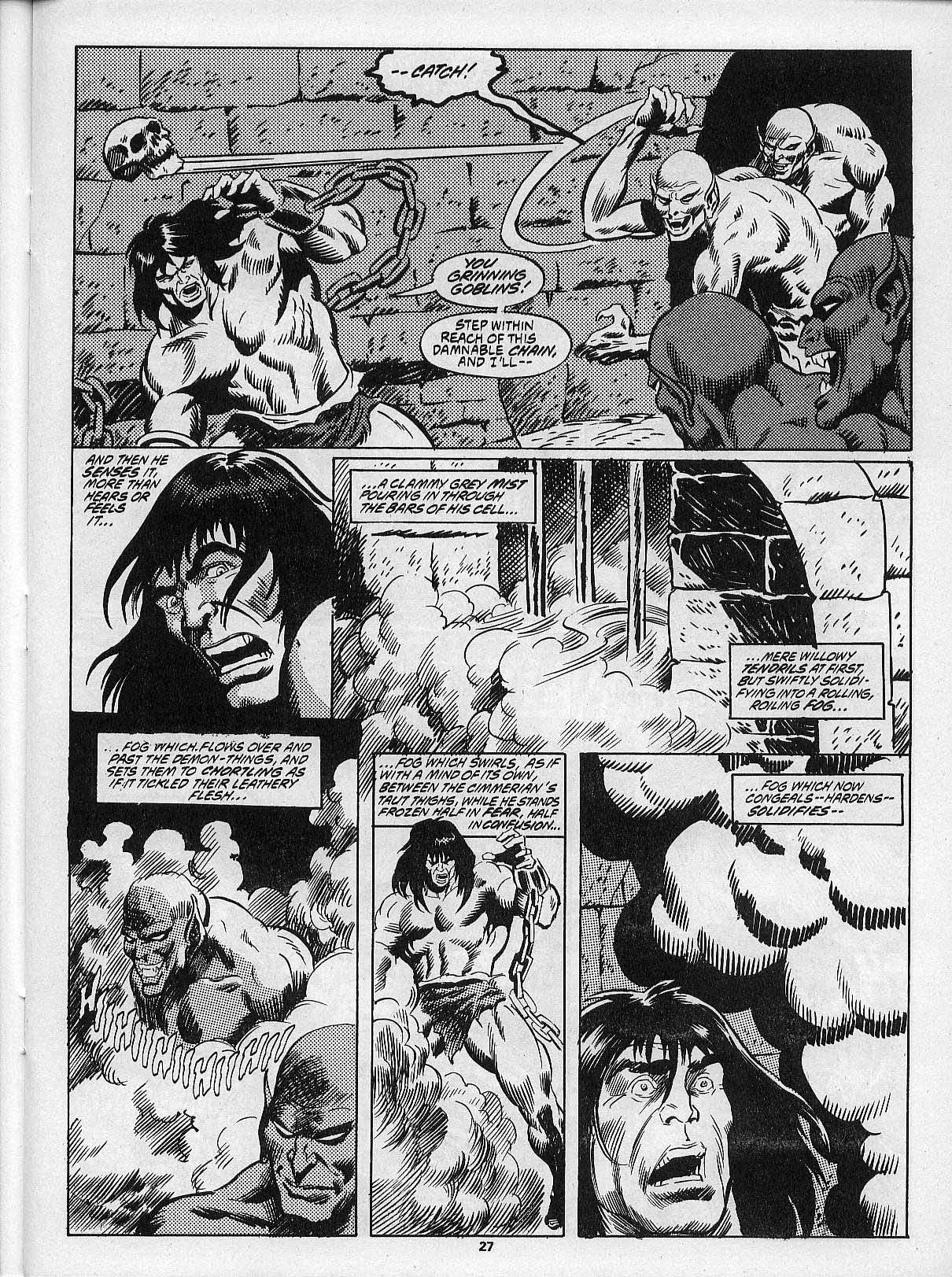 Read online The Savage Sword Of Conan comic -  Issue #201 - 29