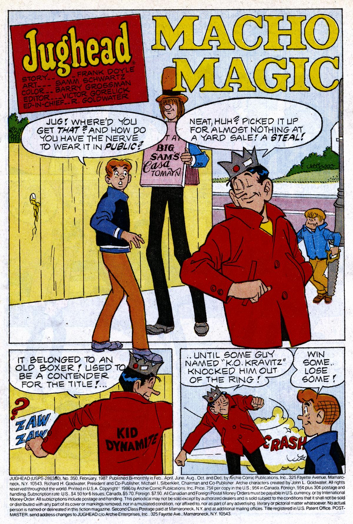 Read online Jughead (1965) comic -  Issue #350 - 3