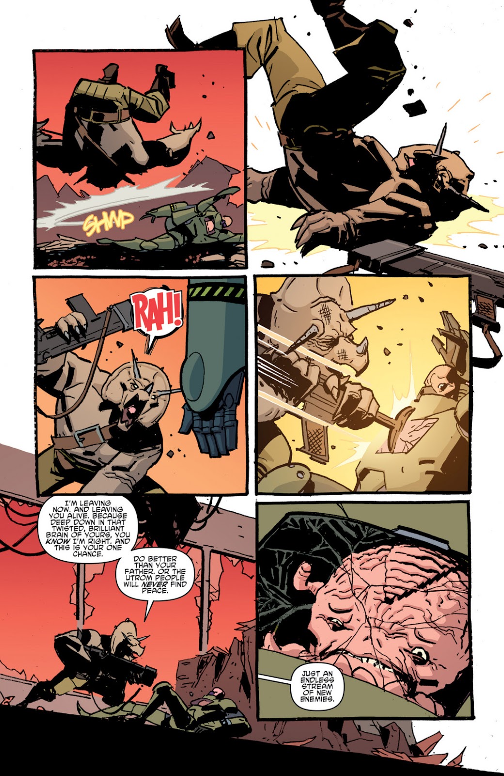Teenage Mutant Ninja Turtles Utrom Empire issue 1 - Page 18