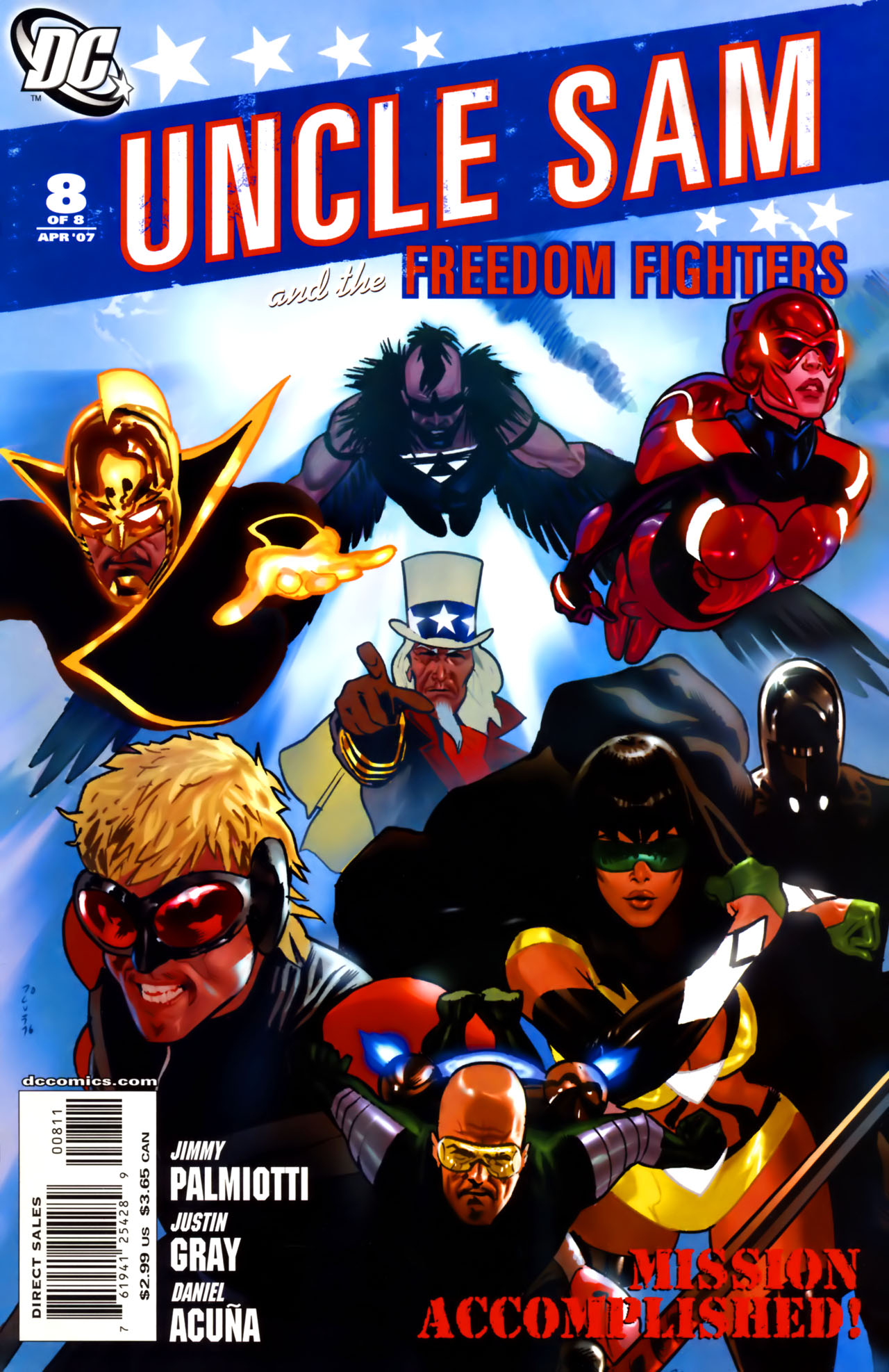 Read online Uncle Sam and the Freedom Fighters (2006) comic -  Issue #8 - 1