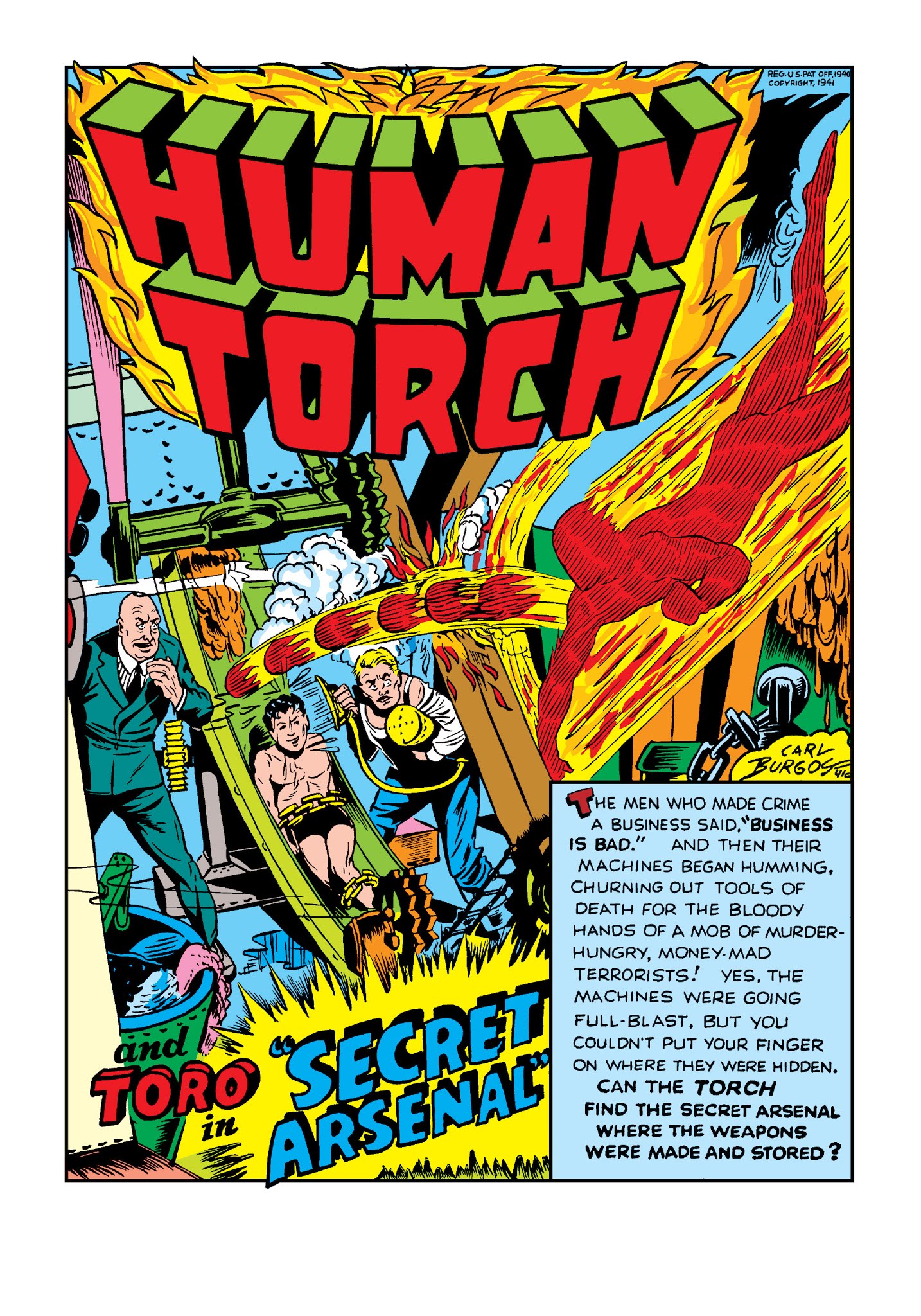 Read online Marvel Masterworks: Golden Age Human Torch comic -  Issue # TPB 2 (Part 1) - 76
