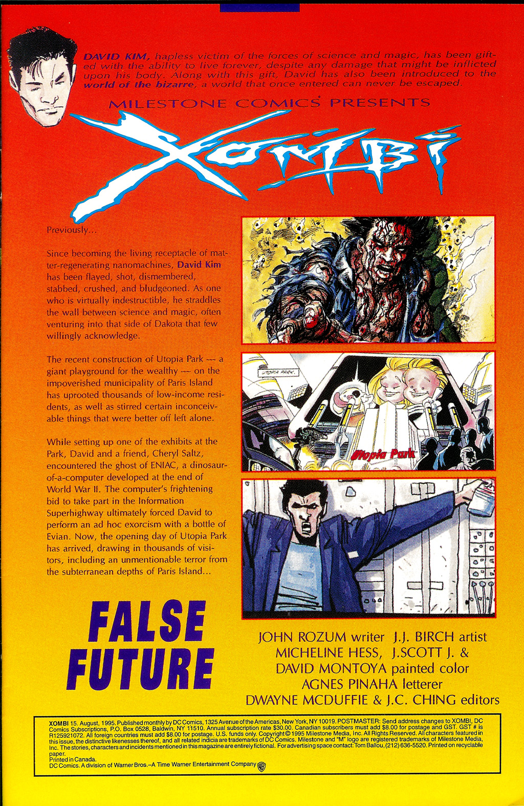 Read online Xombi (1994) comic -  Issue #15 - 3