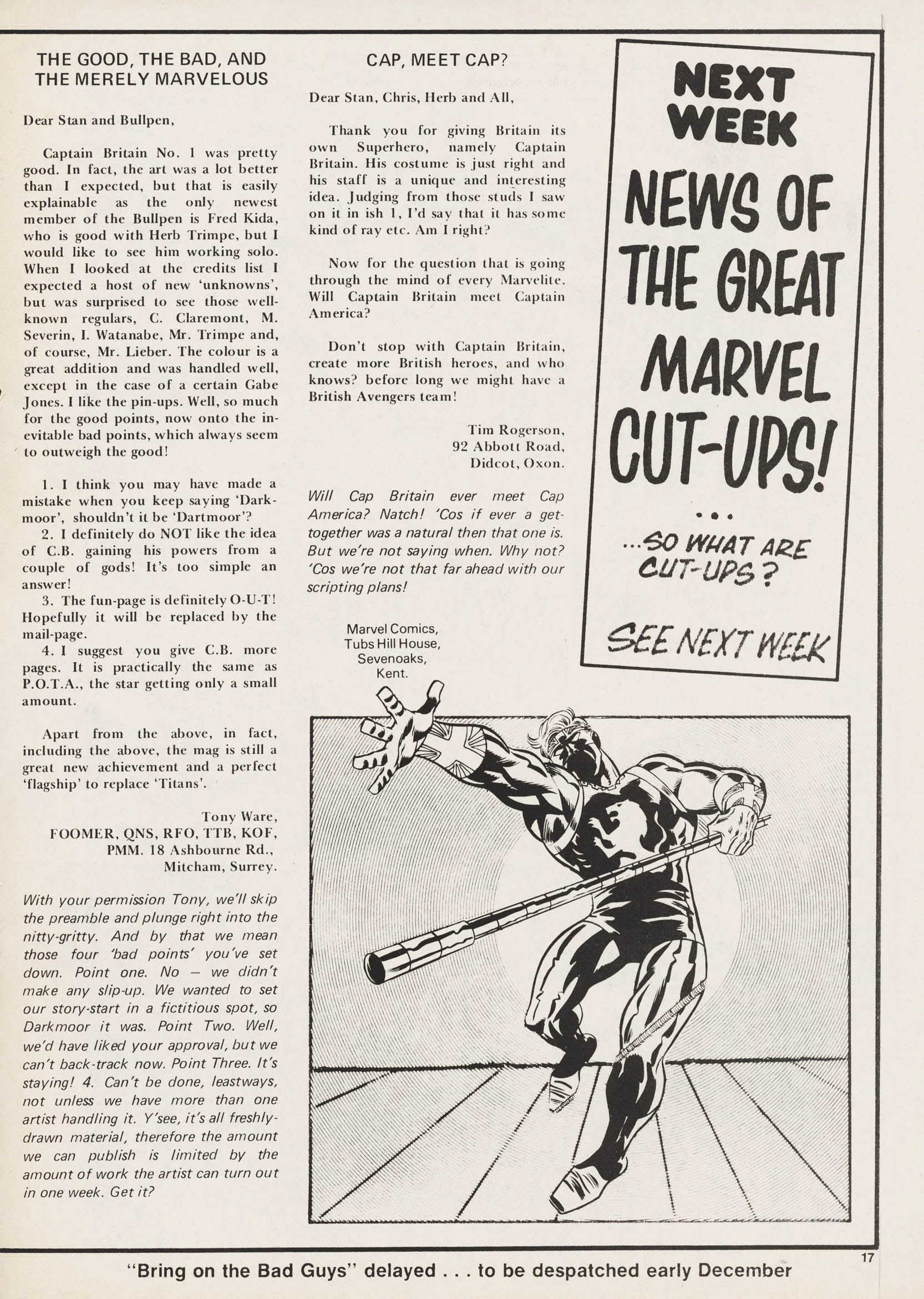 Read online Captain Britain (1976) comic -  Issue #11 - 17