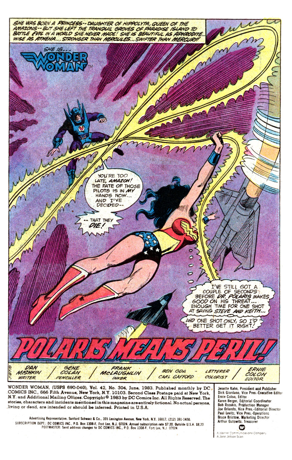 Read online Wonder Woman (1942) comic -  Issue #304 - 3