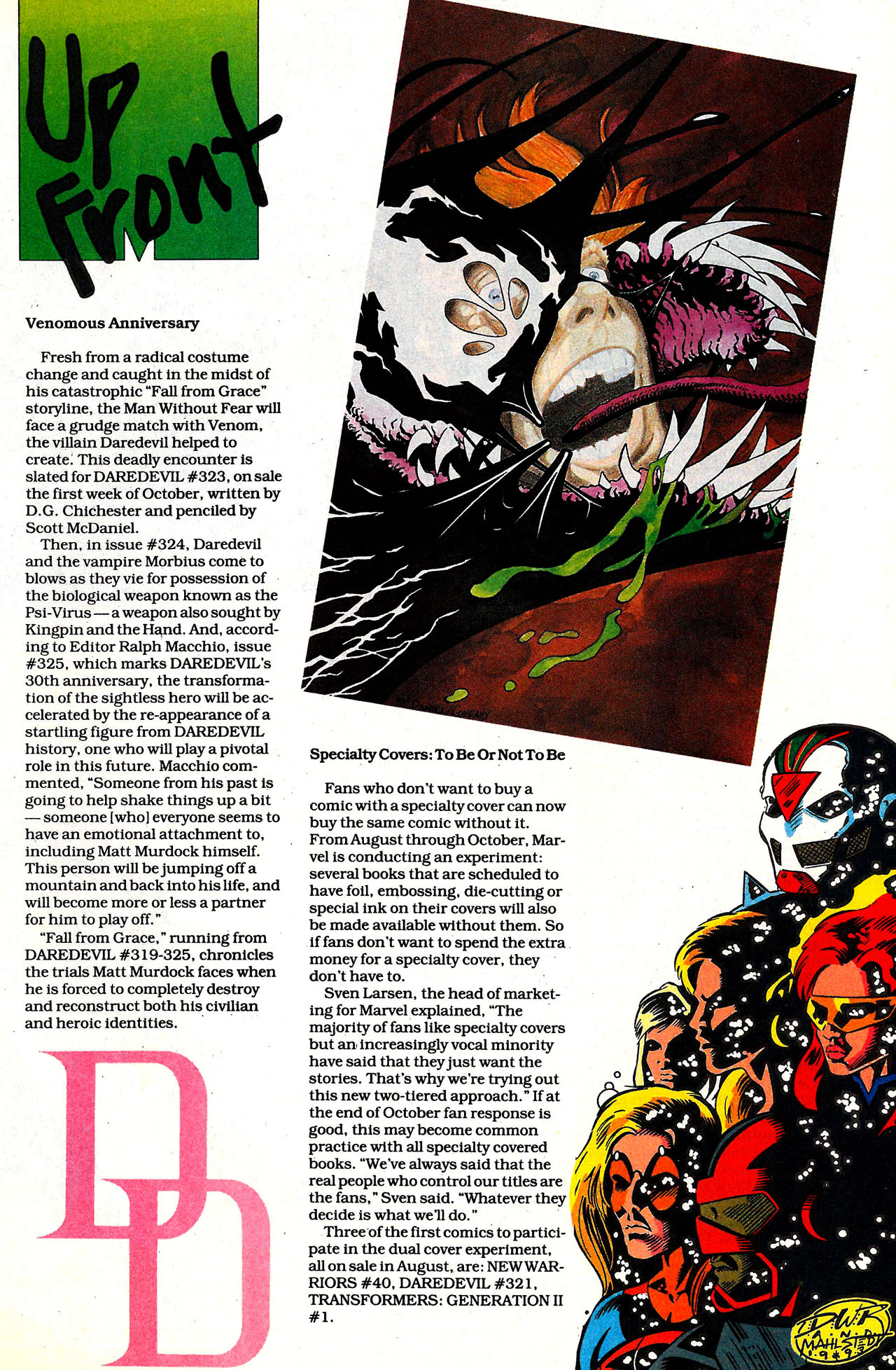 Read online Marvel Age comic -  Issue #129 - 3