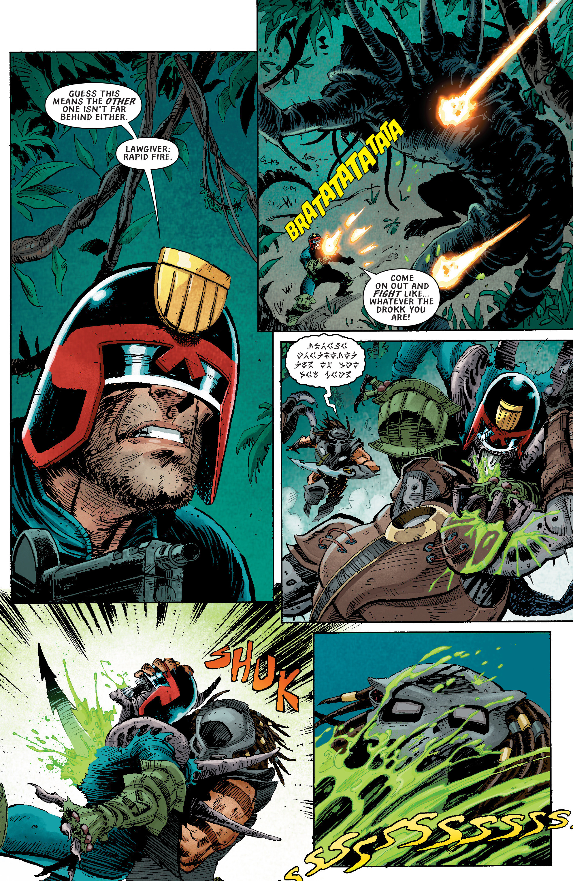 Read online Predator Vs. Judge Dredd Vs. Aliens comic -  Issue #3 - 20
