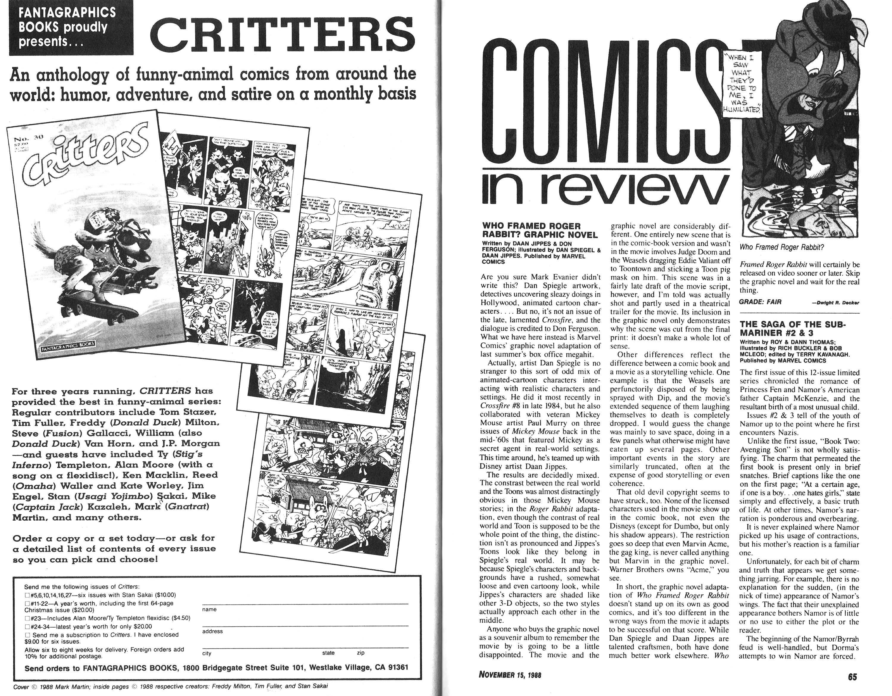 Read online Amazing Heroes comic -  Issue #153 - 33