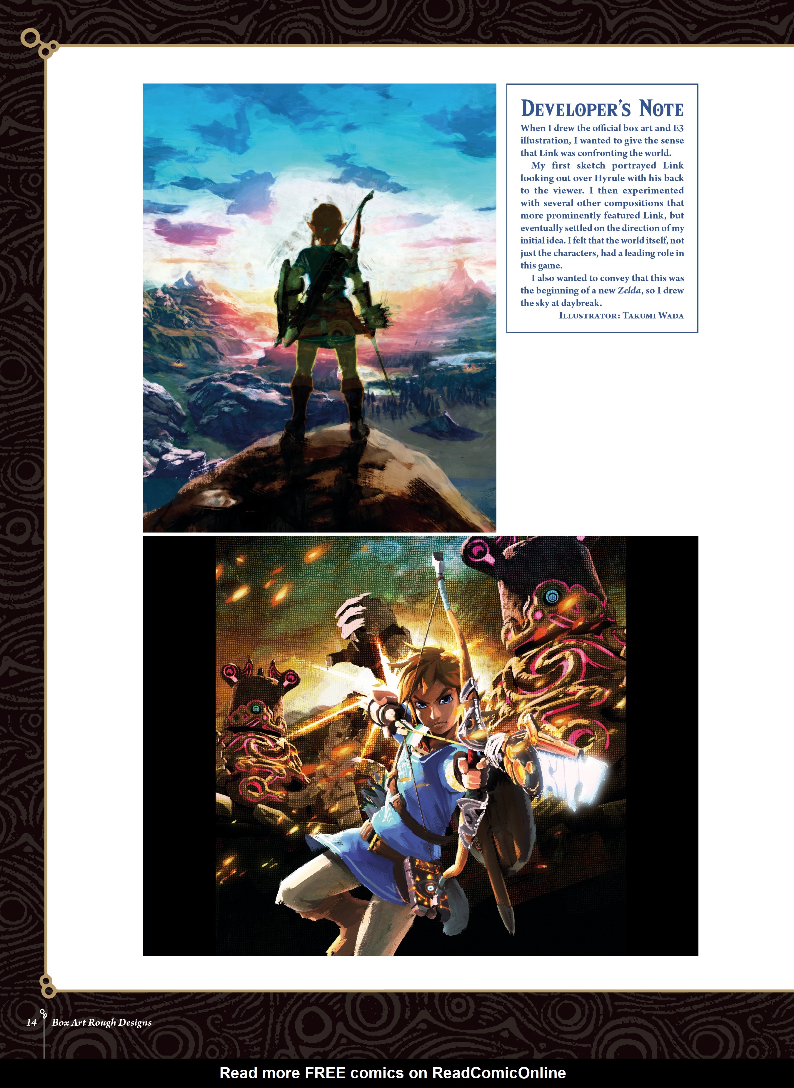 Read online The Legend of Zelda: Breath of the Wild–Creating A Champion comic -  Issue # TPB (Part 1) - 13