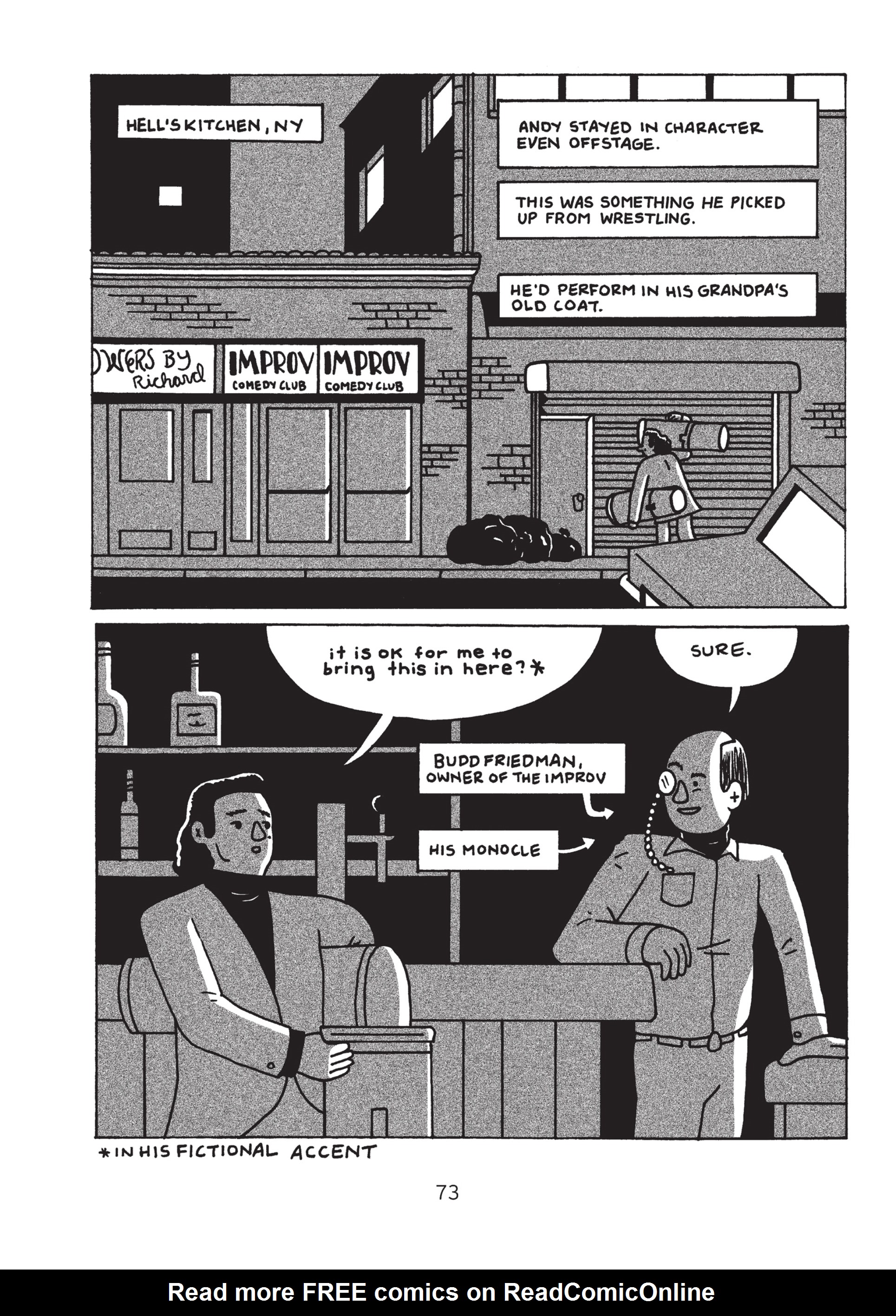 Read online Is This Guy For Real?: The Unbelievable Andy Kaufman comic -  Issue # TPB (Part 1) - 78