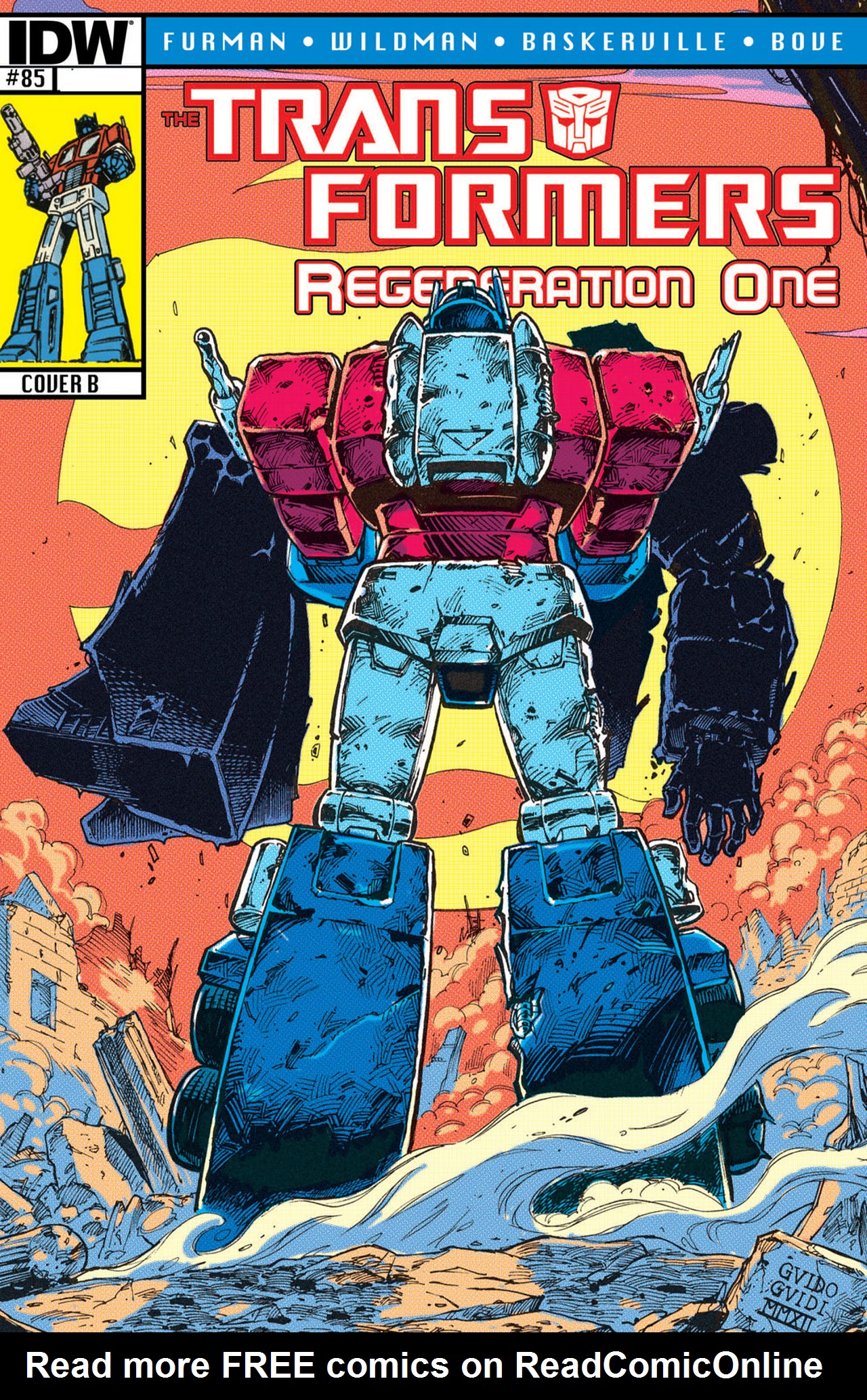 Read online The Transformers: Regeneration One comic -  Issue #85 - 2