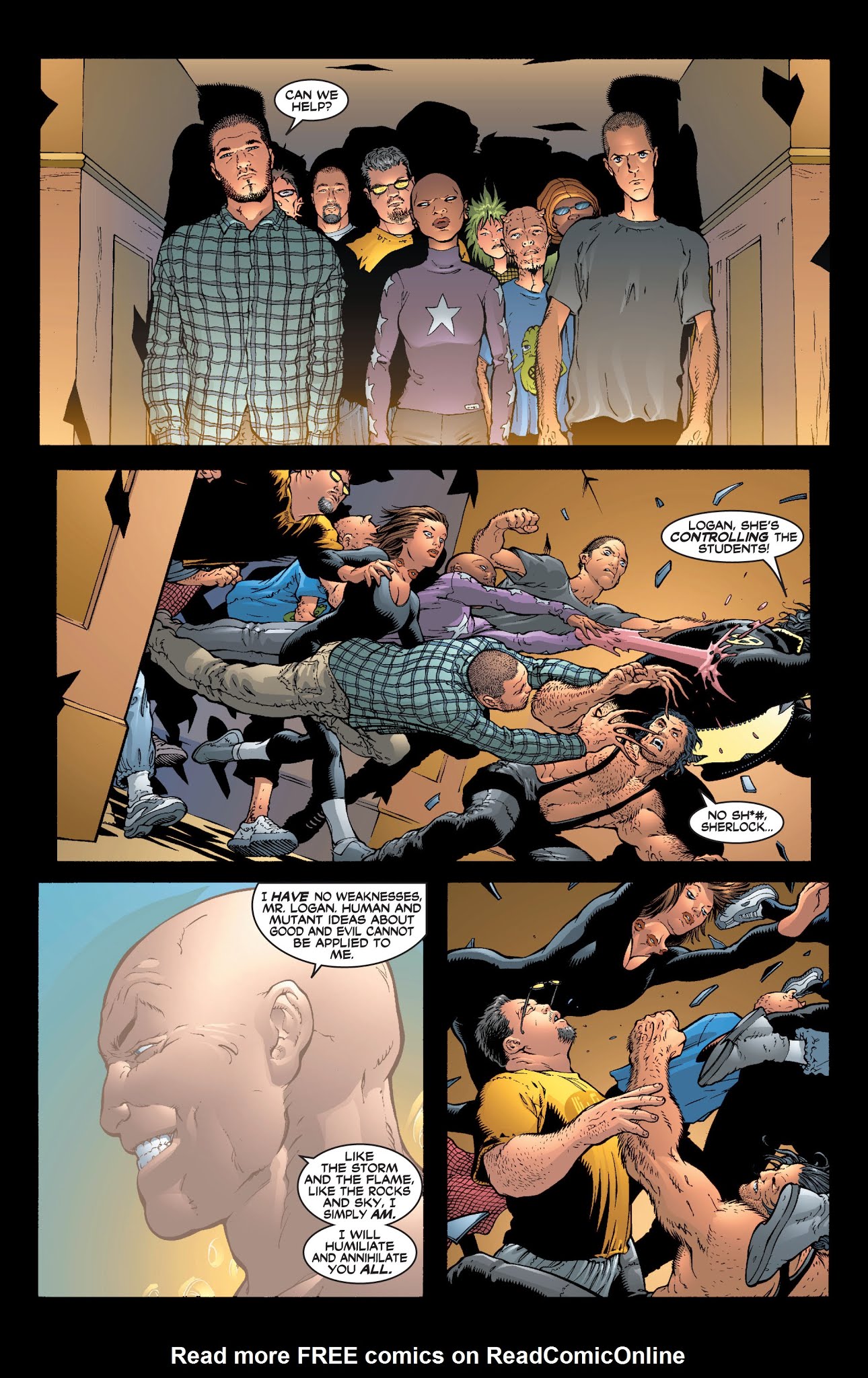 Read online New X-Men (2001) comic -  Issue # _TPB 2 - 206