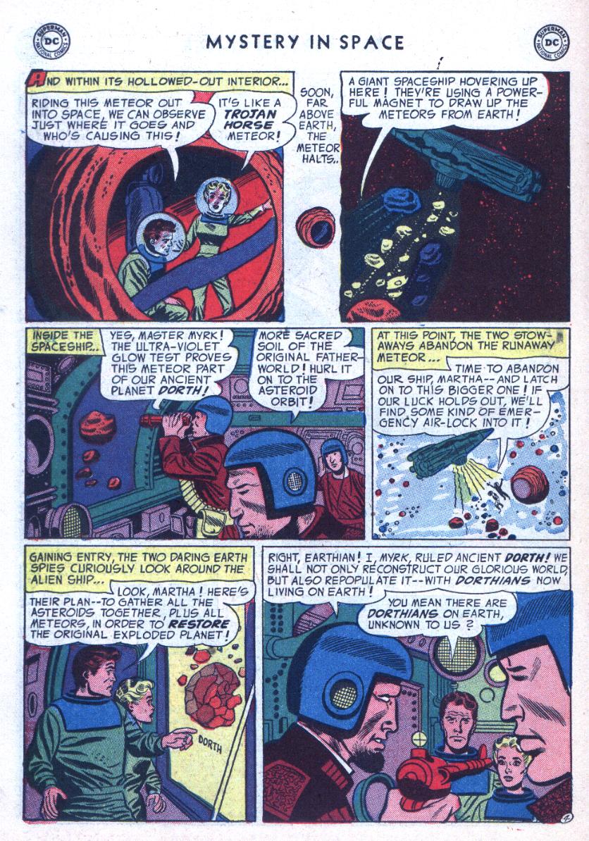 Read online Mystery in Space (1951) comic -  Issue #20 - 22