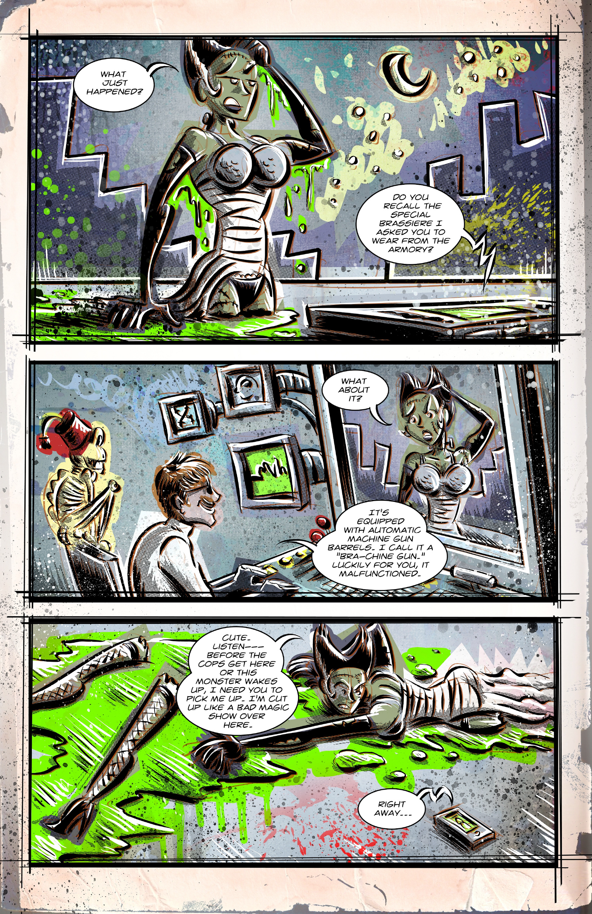 Read online Frankenbabe comic -  Issue #3 - 16