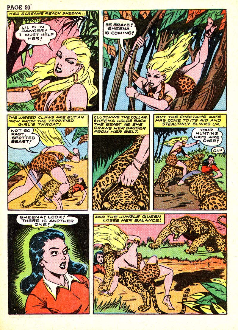 Read online Sheena, Queen of the Jungle (1942) comic -  Issue #3 - 53