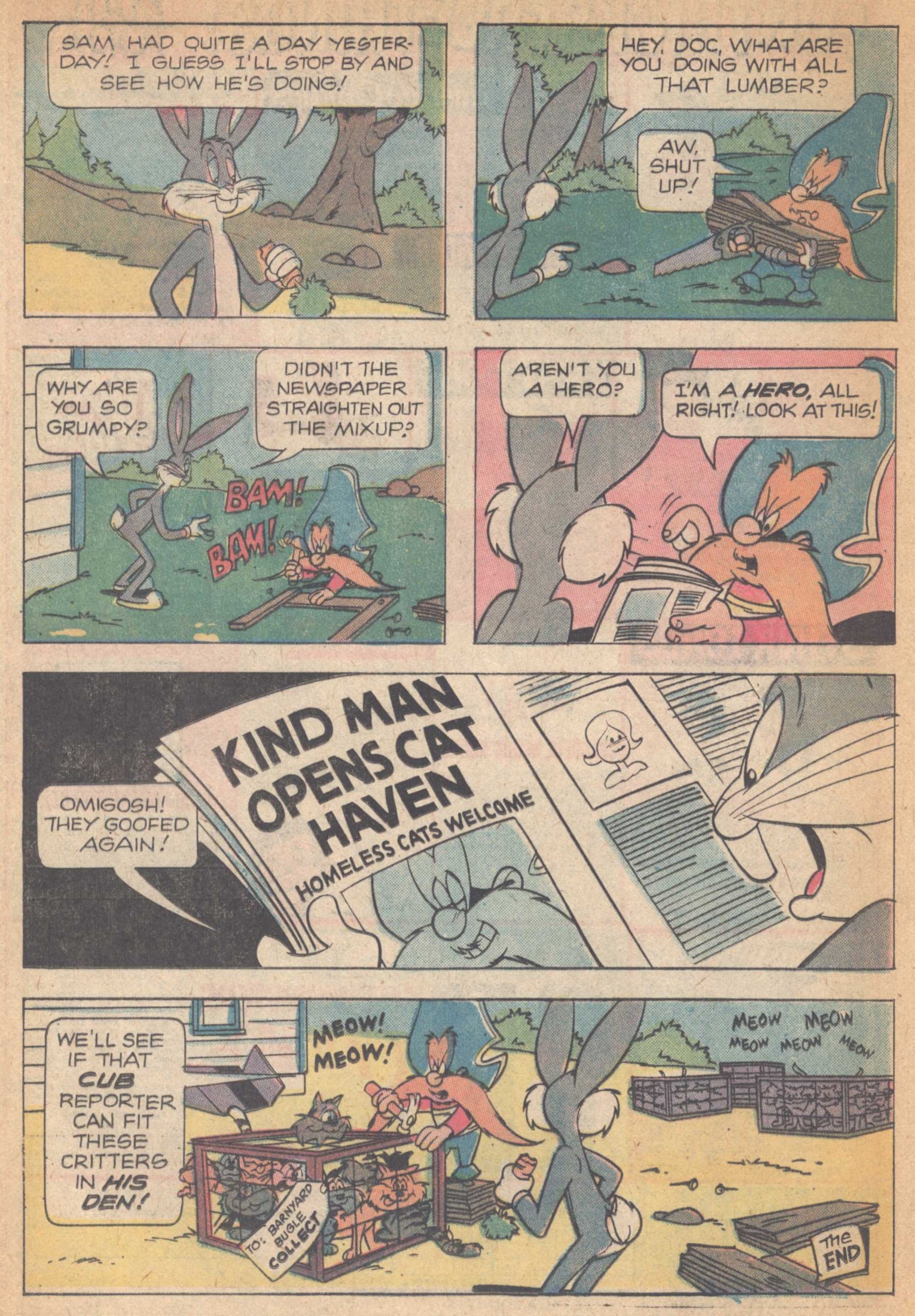 Read online Yosemite Sam and Bugs Bunny comic -  Issue #34 - 16