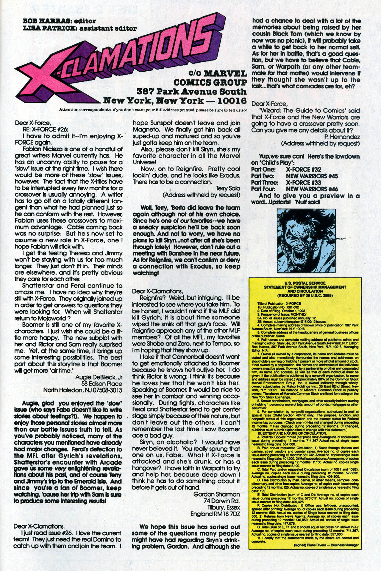 Read online X-Force (1991) comic -  Issue #31 - 32