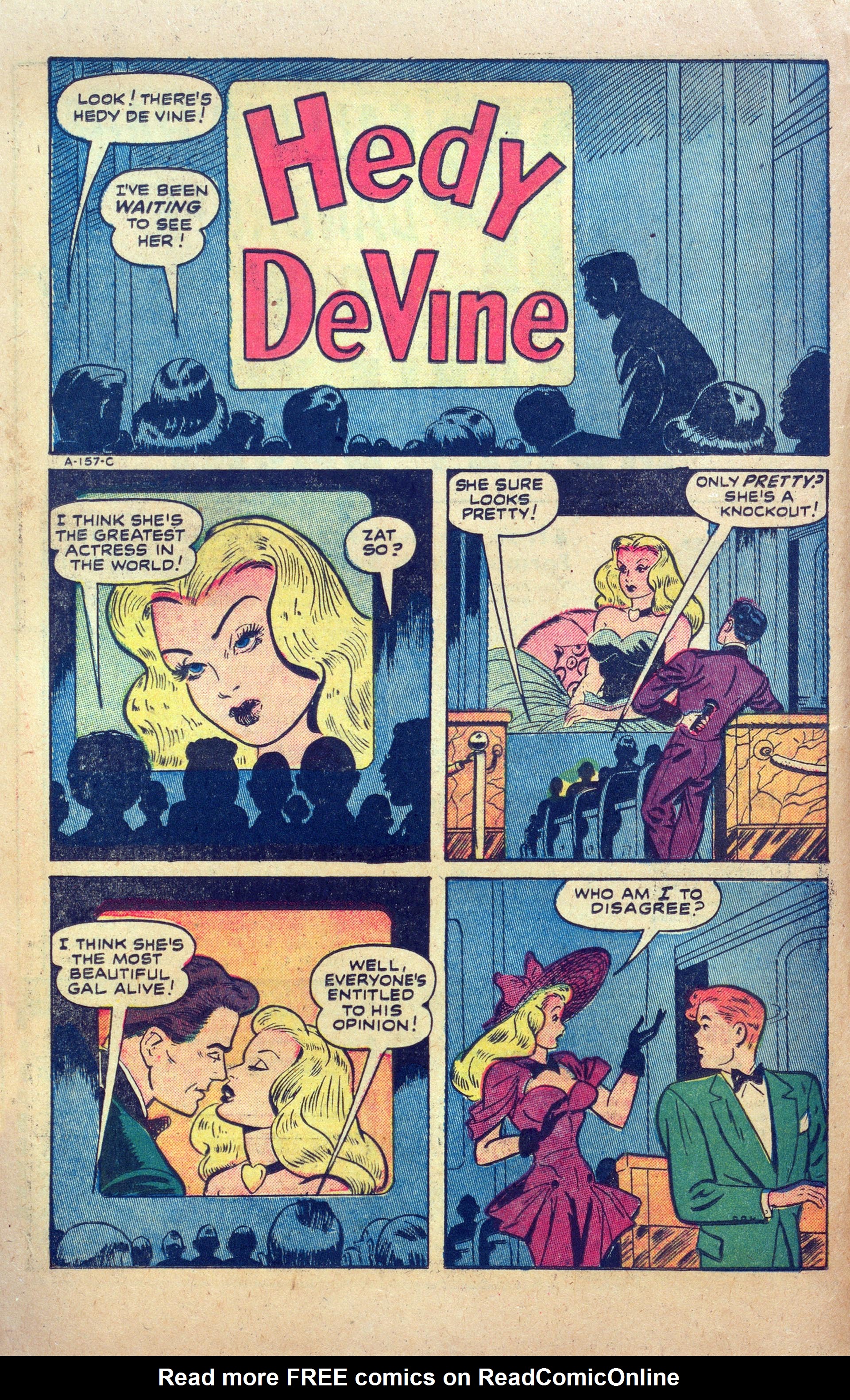 Read online Hedy Of Hollywood Comics comic -  Issue #50 - 16