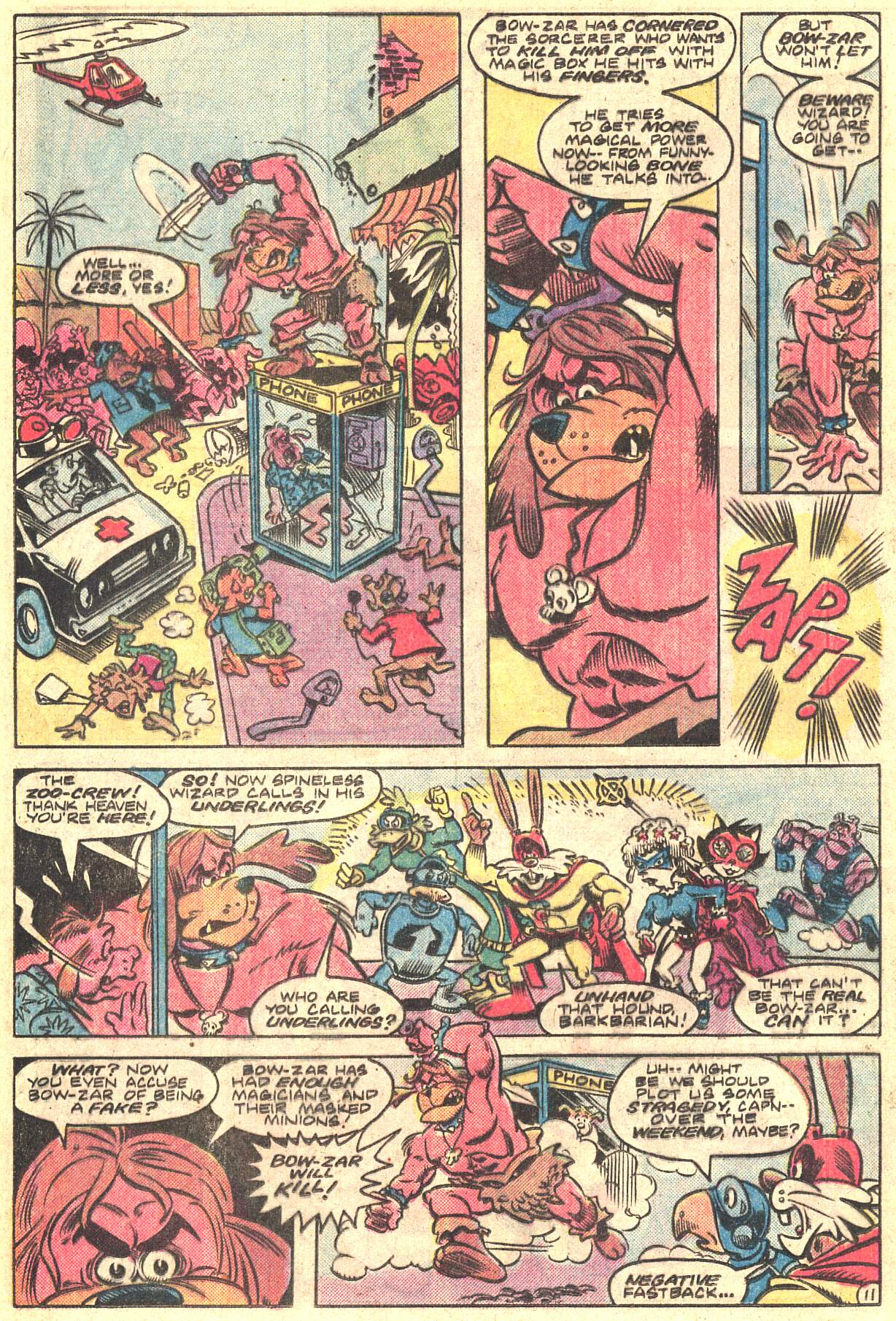 Read online Captain Carrot and His Amazing Zoo Crew! comic -  Issue #7 - 12