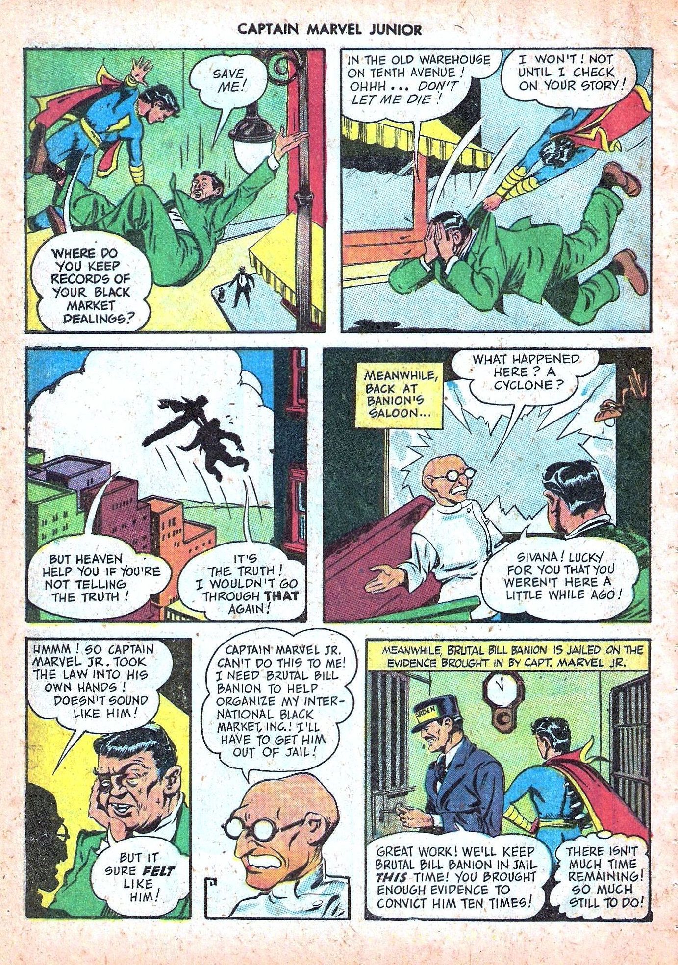 Read online Captain Marvel, Jr. comic -  Issue #35 - 8