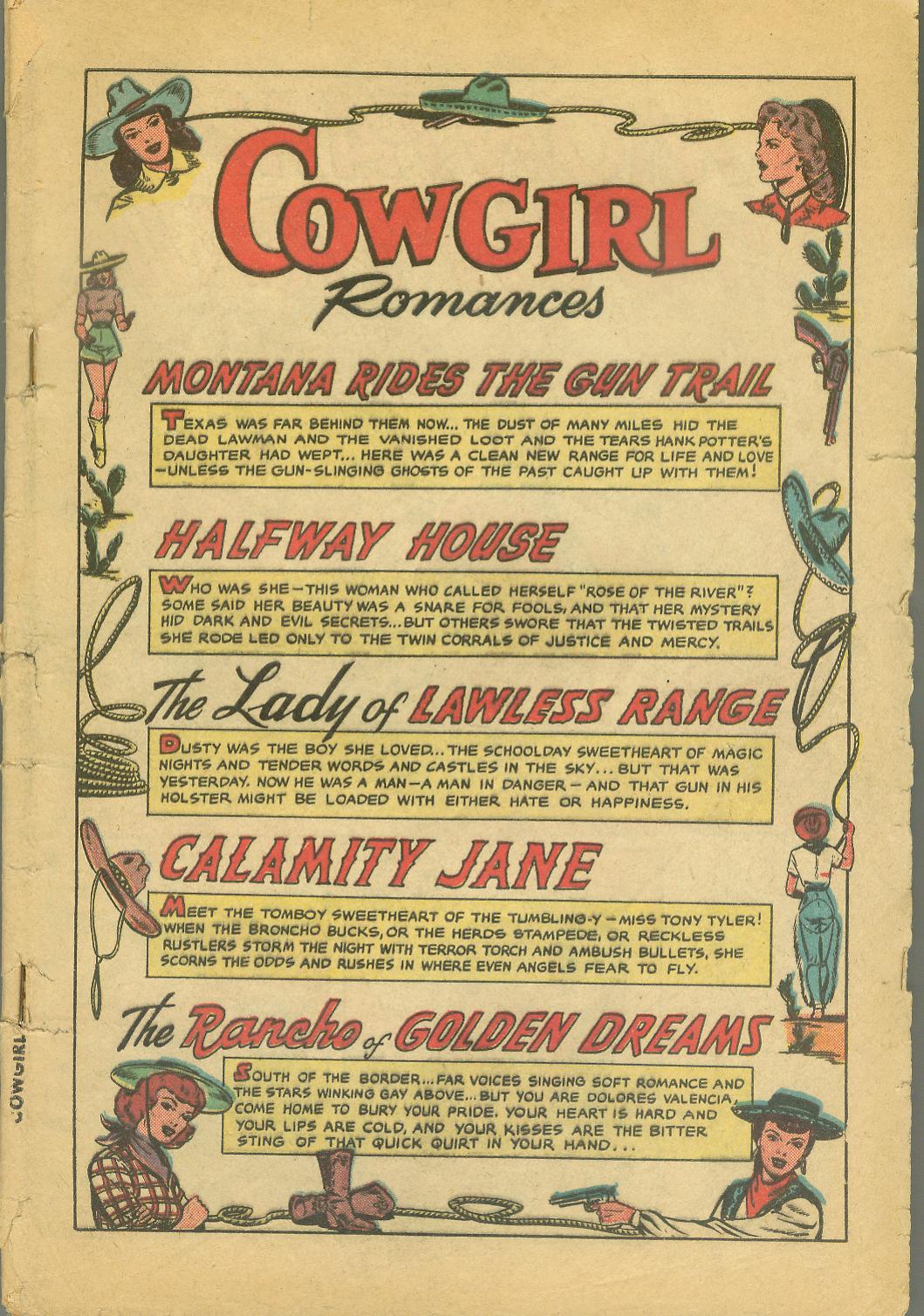 Read online Cowgirl Romances (1950) comic -  Issue #2 - 3