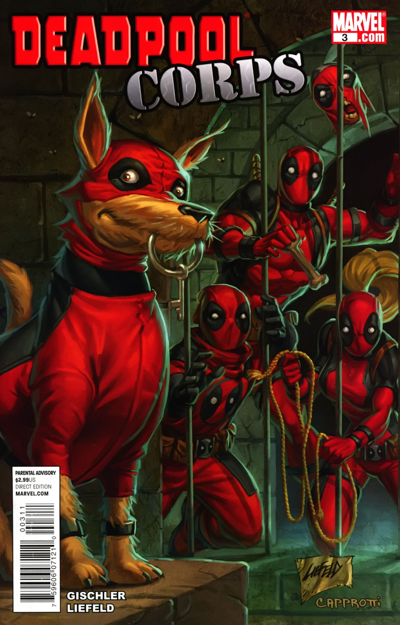 Read online Deadpool Corps (2010) comic -  Issue #3 - 1