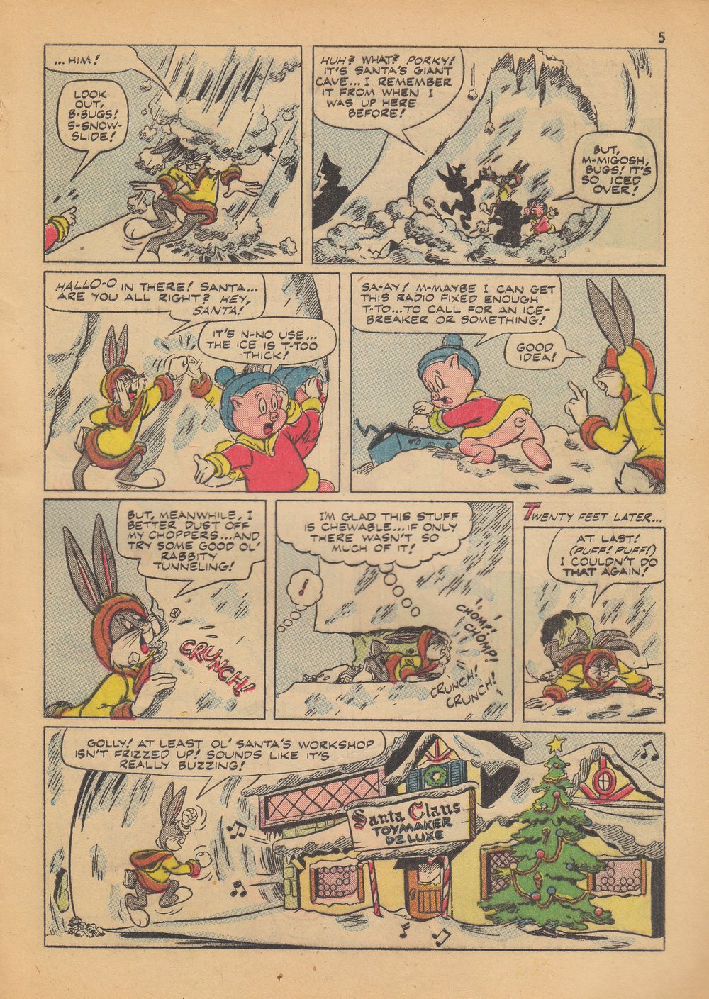 Read online Bugs Bunny's Christmas Funnies comic -  Issue # TPB 4 - 7