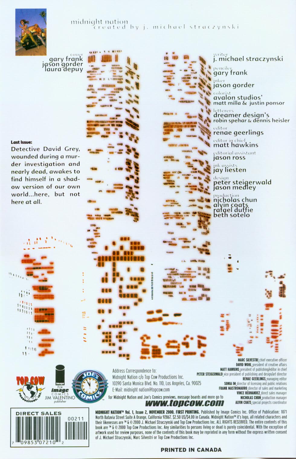 Read online Midnight Nation comic -  Issue #2 - 2