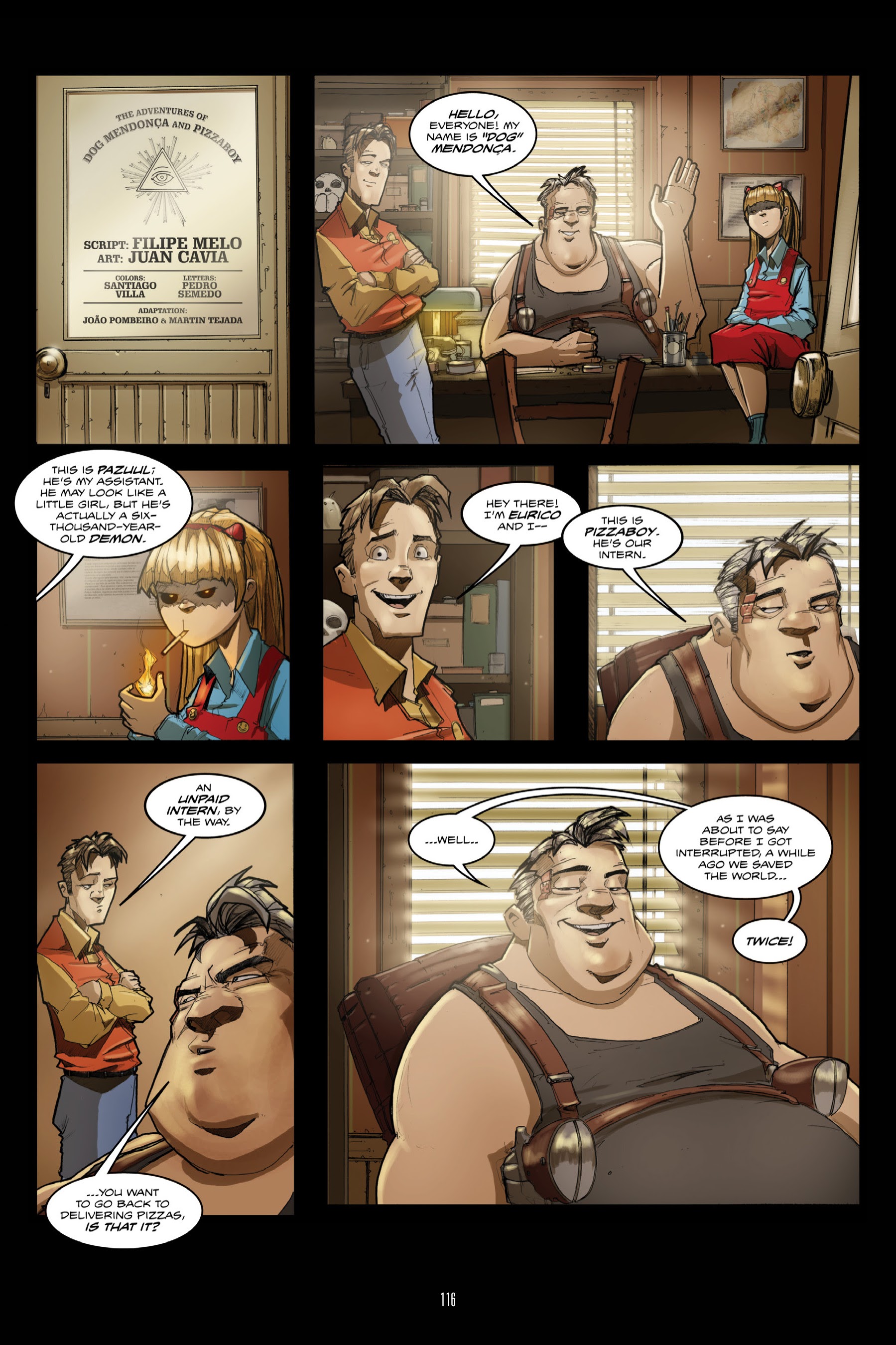 Read online The Incredible Adventures of Dog Mendonca and Pizzaboy comic -  Issue # TPB 2 - 109