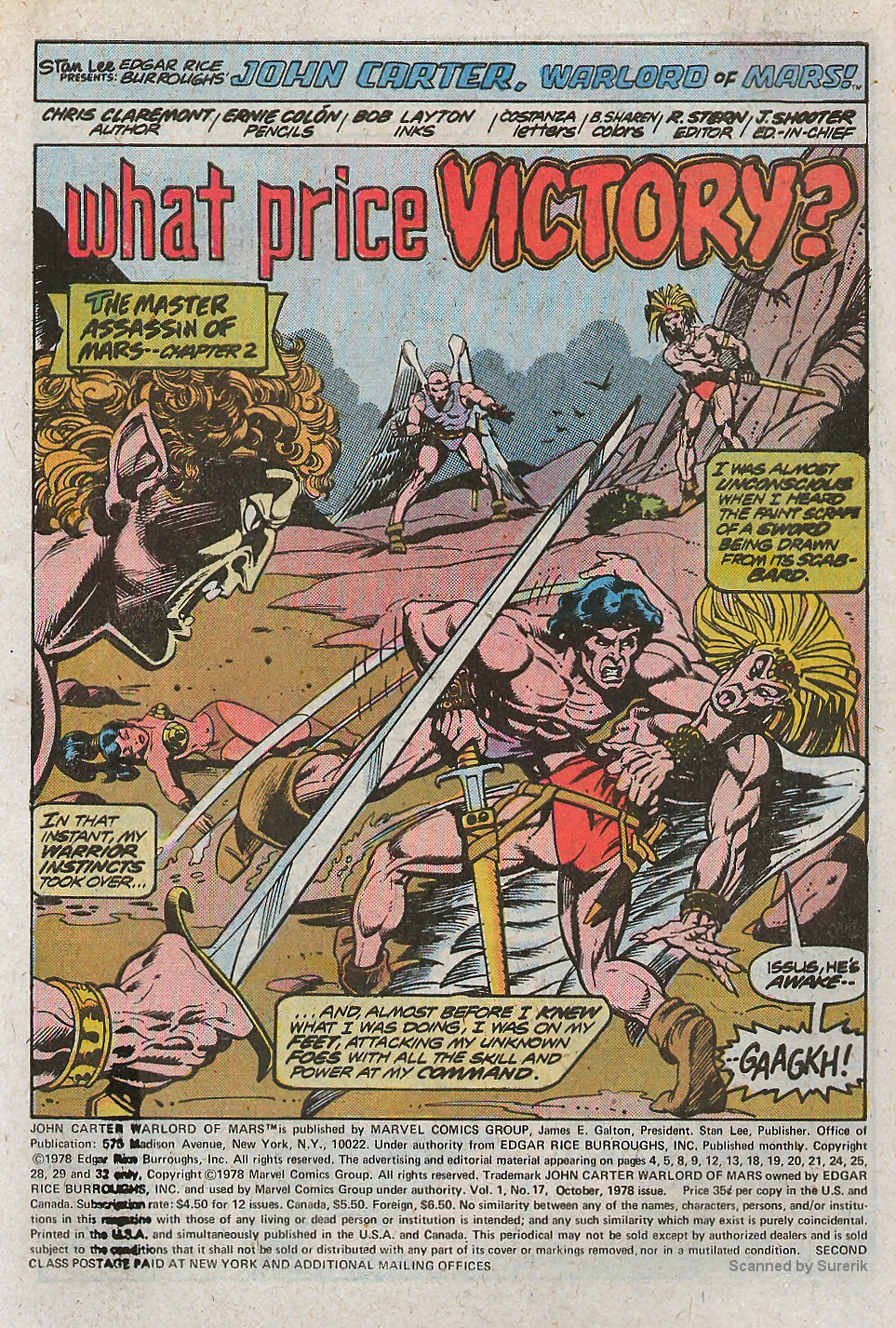 Read online John Carter Warlord of Mars comic -  Issue #17 - 3