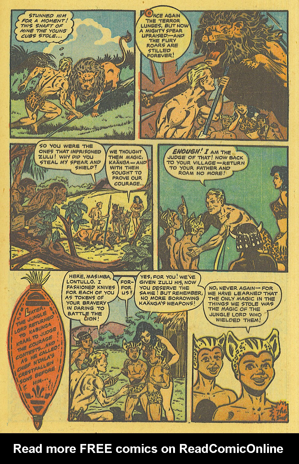 Read online Sheena, Queen of the Jungle (1942) comic -  Issue #13 - 20