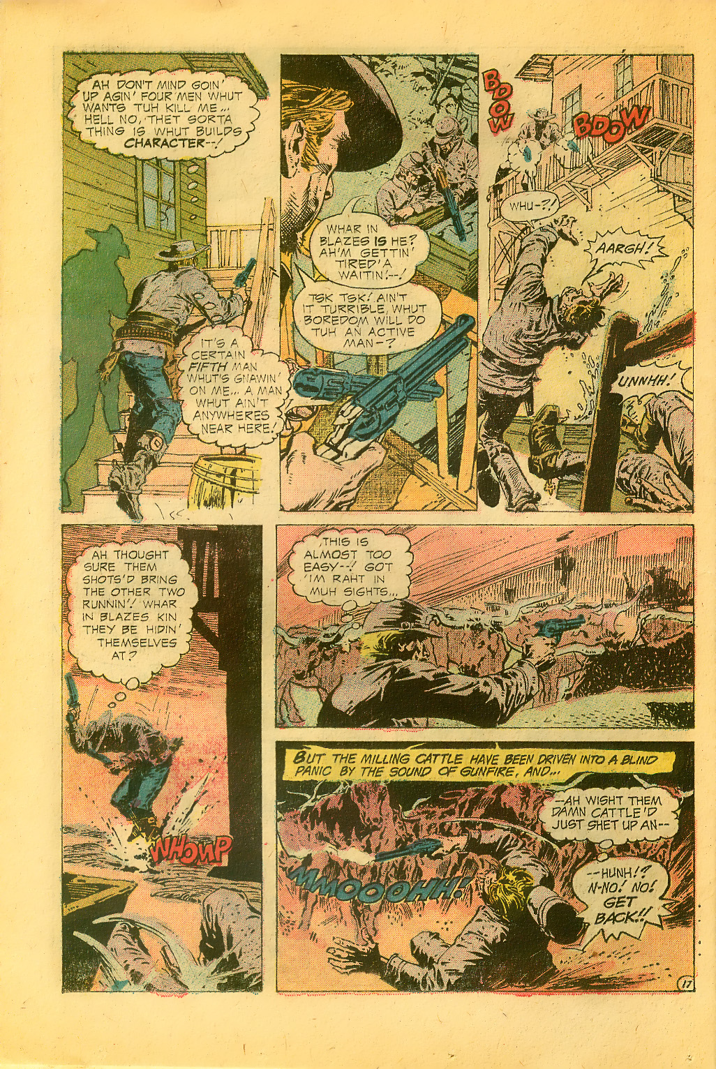 Read online Weird Western Tales (1972) comic -  Issue #22 - 26