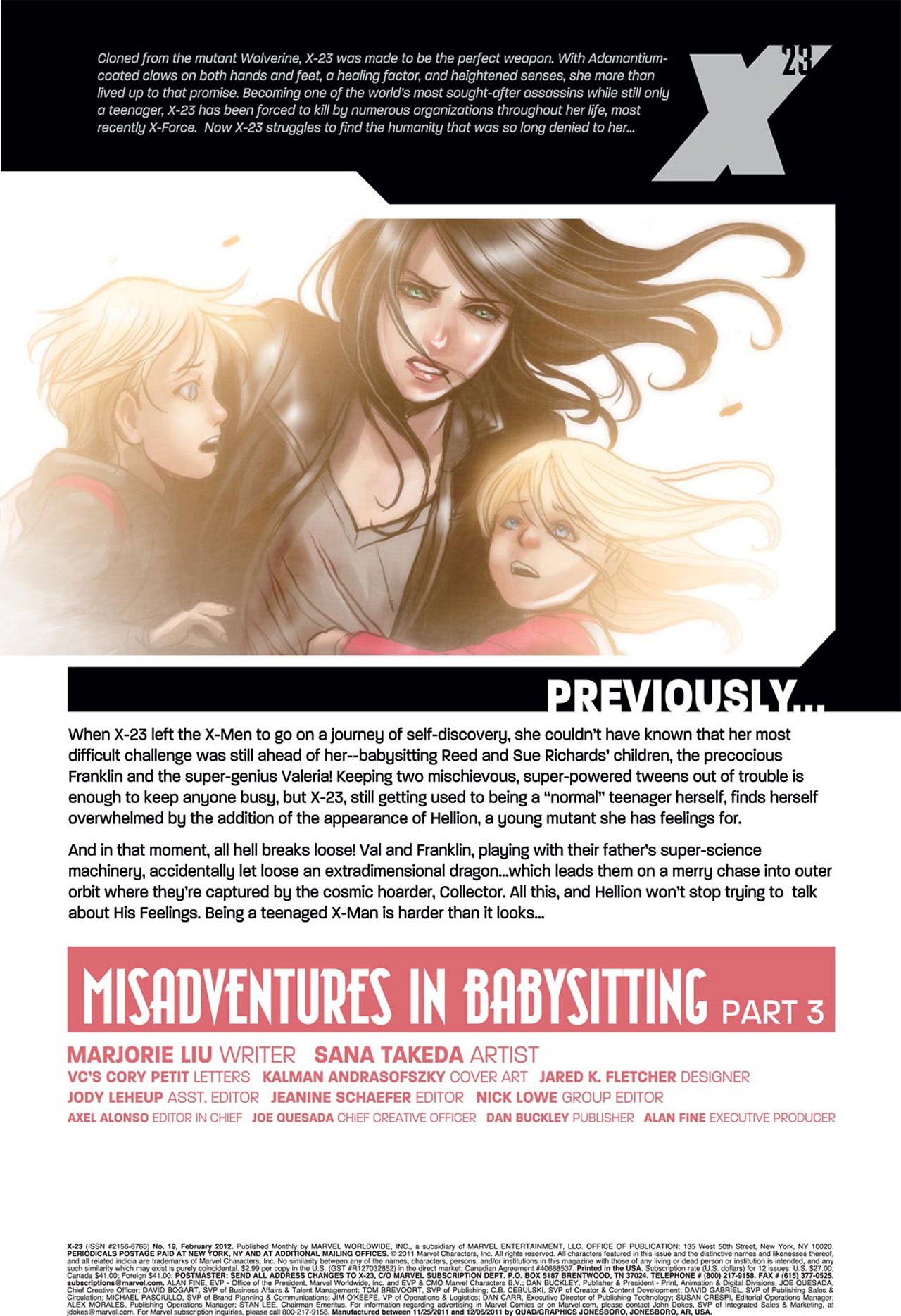 Read online X-23 (2010) comic -  Issue #19 - 2