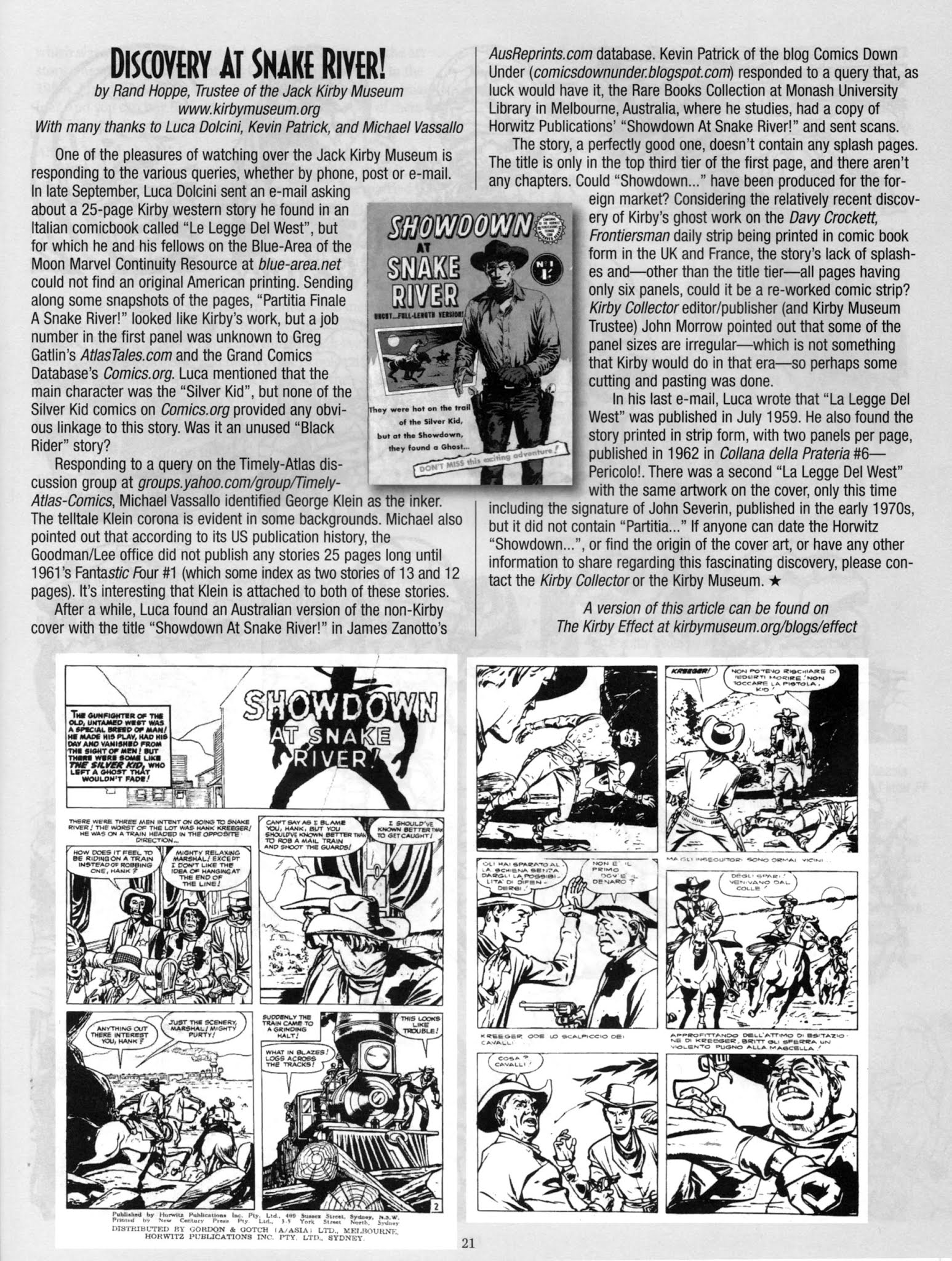 Read online The Jack Kirby Collector comic -  Issue #60 - 24