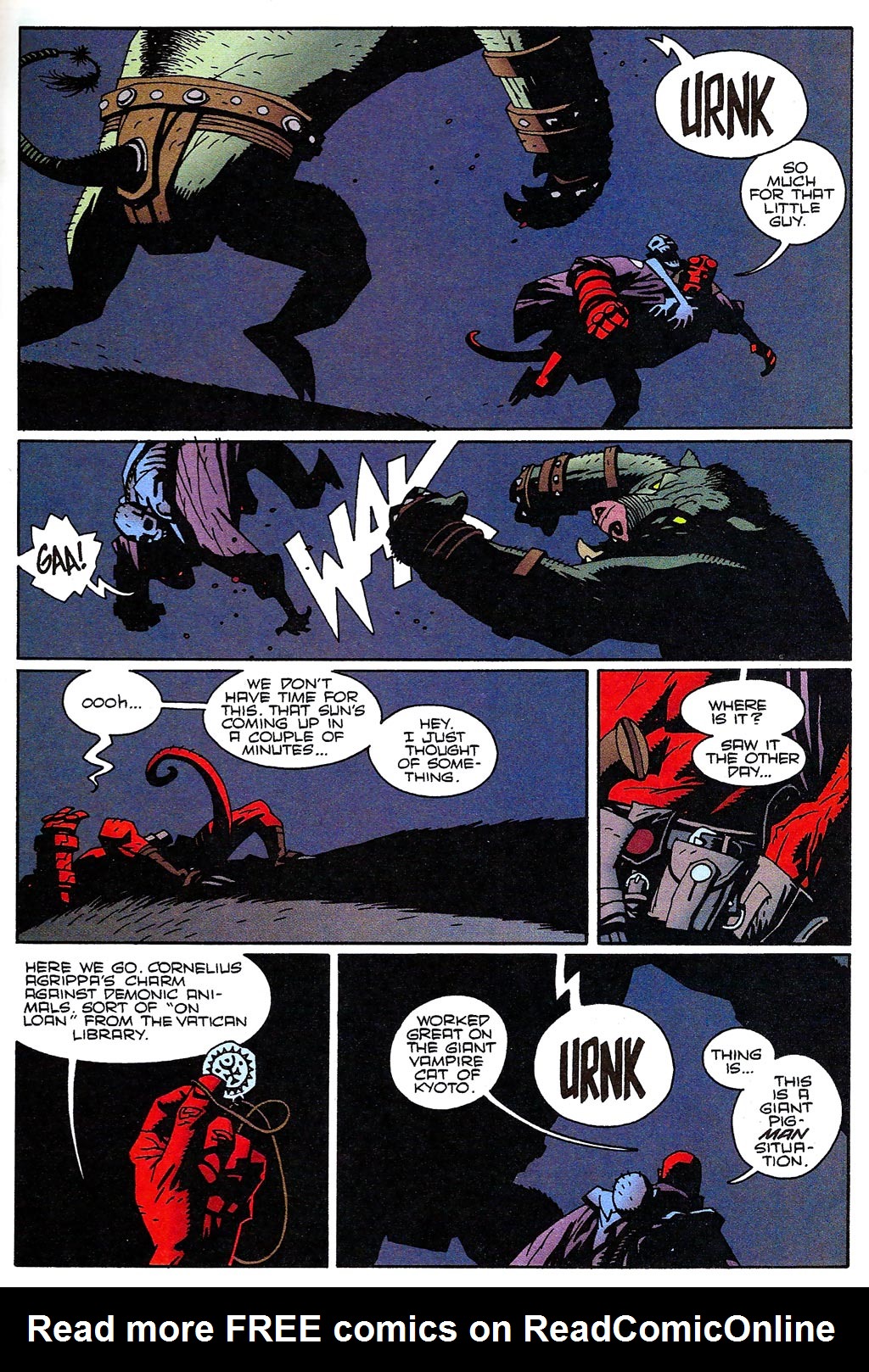 Read online Hellboy: The Corpse and the Iron Shoes comic -  Issue # Full - 21