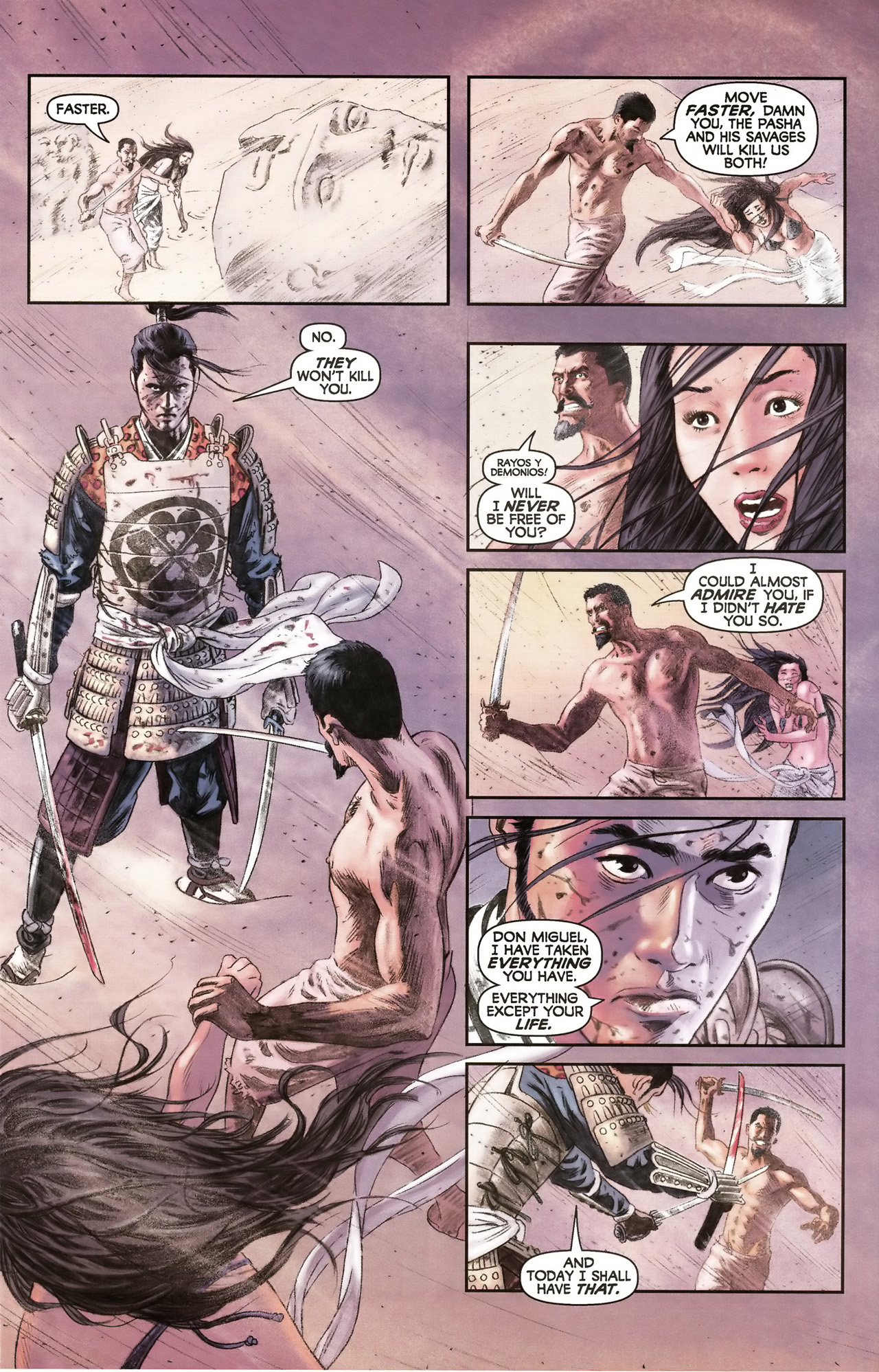 Read online Samurai: Heaven and Earth (2006) comic -  Issue #5 - 21