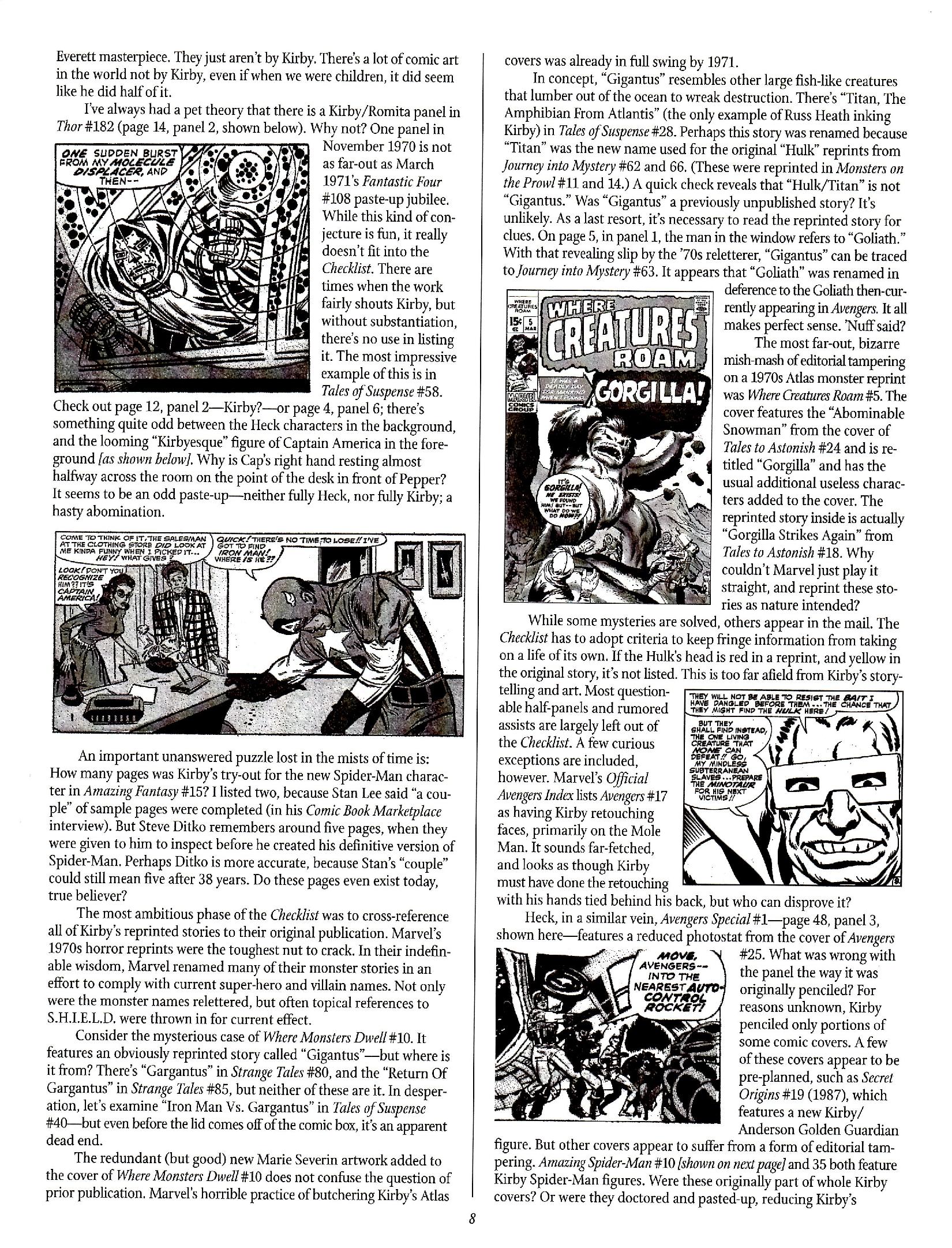 Read online The Jack Kirby Collector comic -  Issue #23 - 8