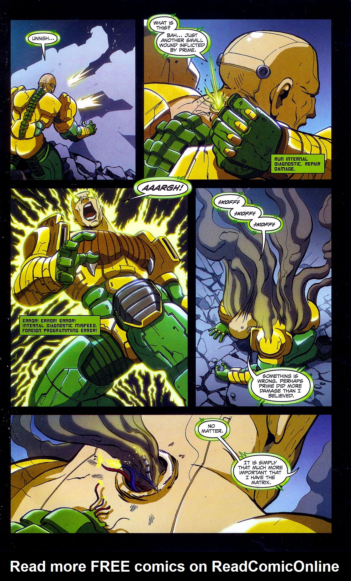 Read online G.I. Joe vs. The Transformers III: The Art of War comic -  Issue #5 - 6