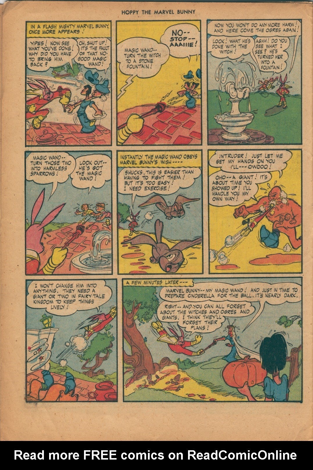 Read online Hoppy The Marvel Bunny comic -  Issue #1 - 6