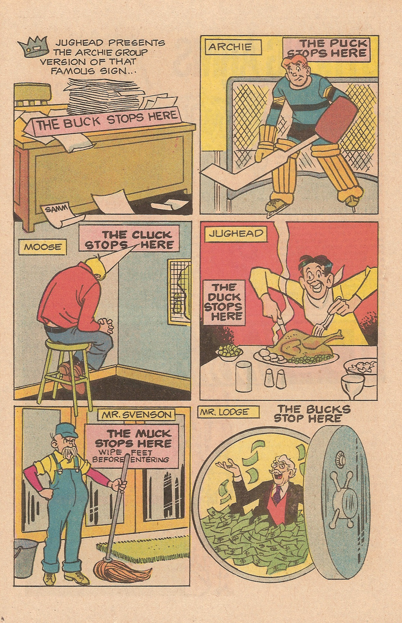 Read online Jughead's Jokes comic -  Issue #75 - 26