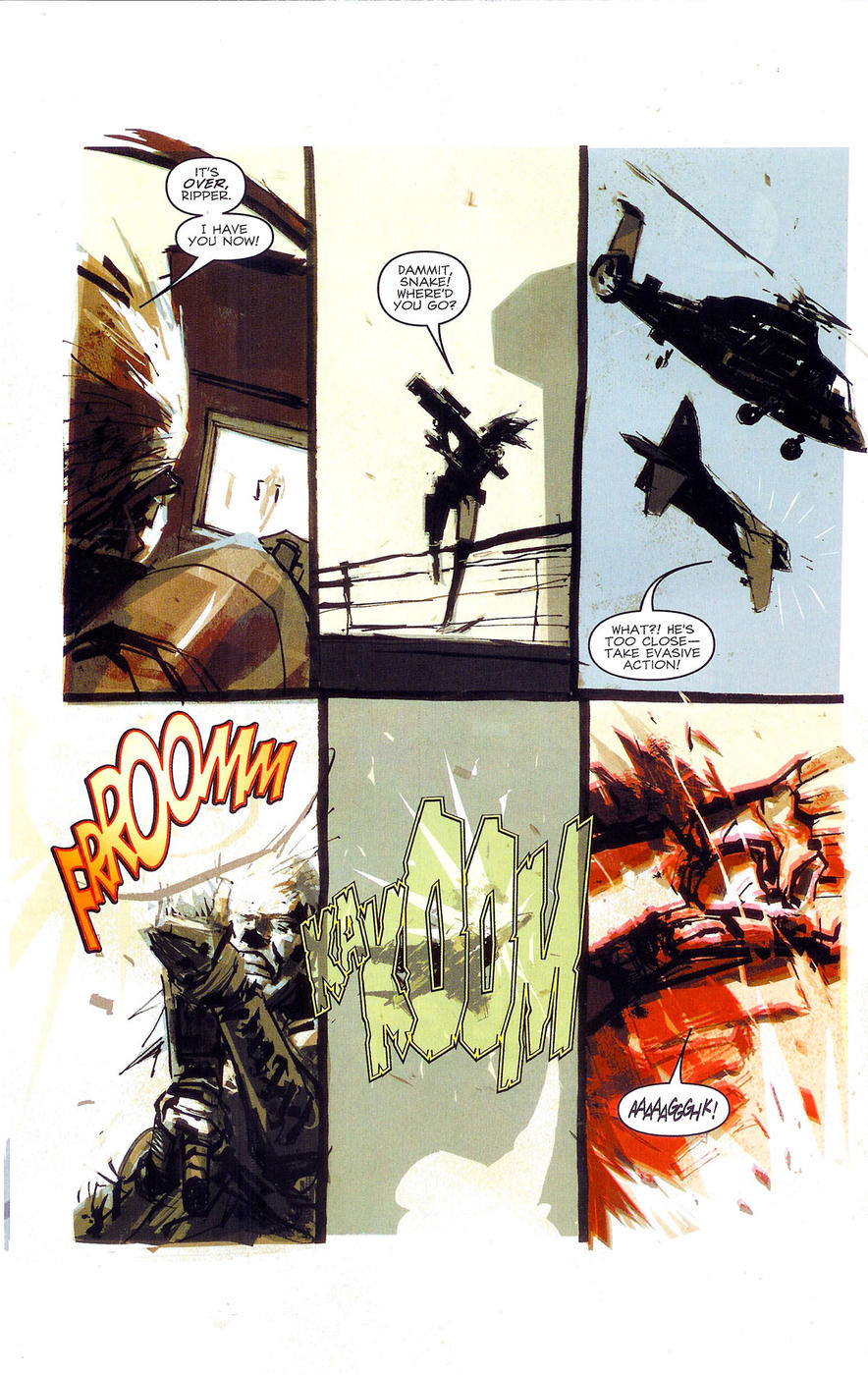 Read online Metal Gear Solid: Sons of Liberty comic -  Issue #5 - 22