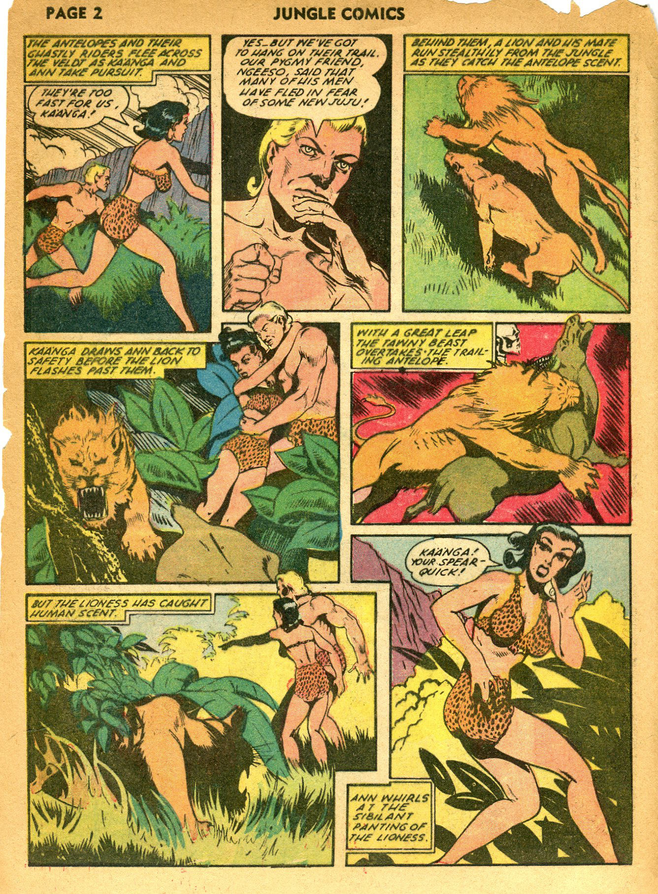 Read online Jungle Comics comic -  Issue #35 - 4