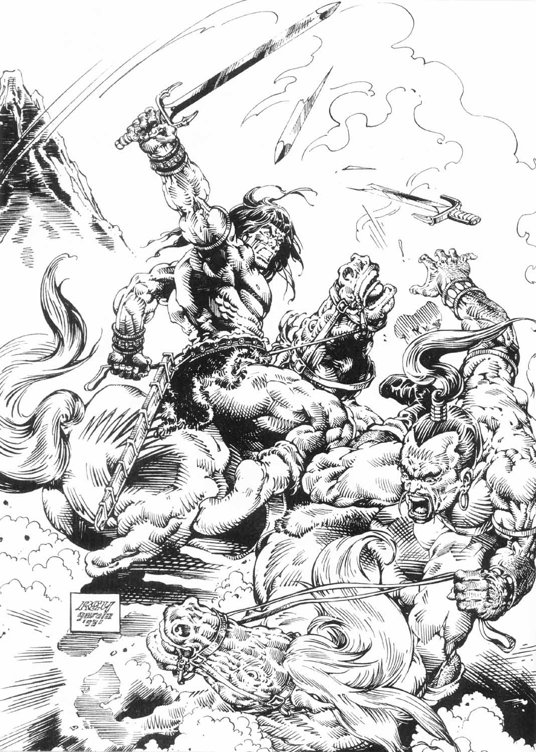 Read online The Savage Sword Of Conan comic -  Issue #225 - 39