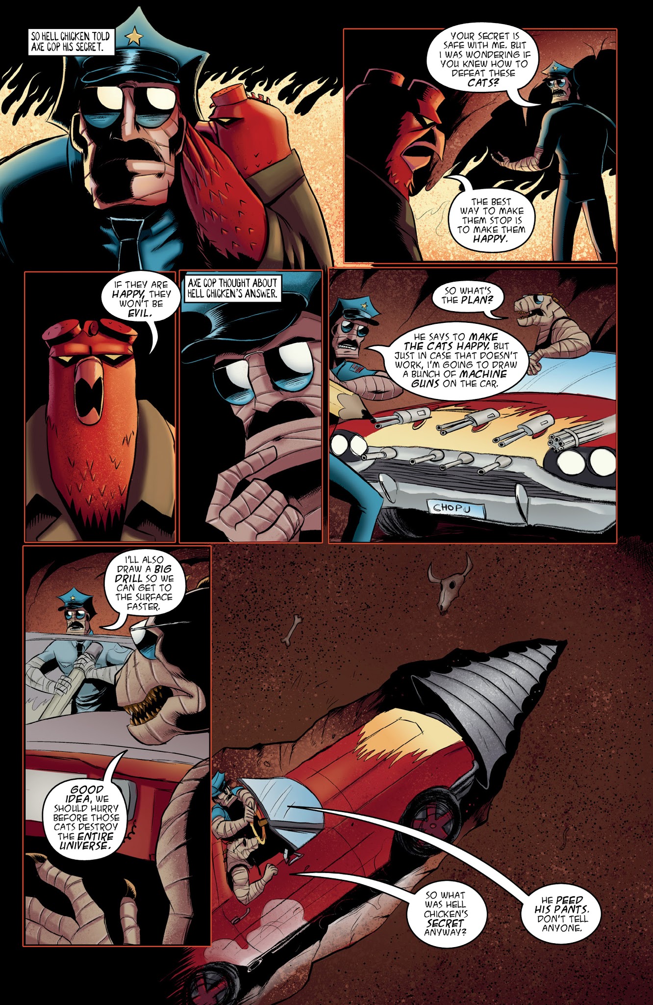 Read online Axe Cop comic -  Issue # TPB 5 - 49