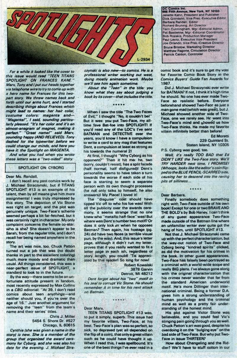 Read online Teen Titans Spotlight comic -  Issue #17 - 23