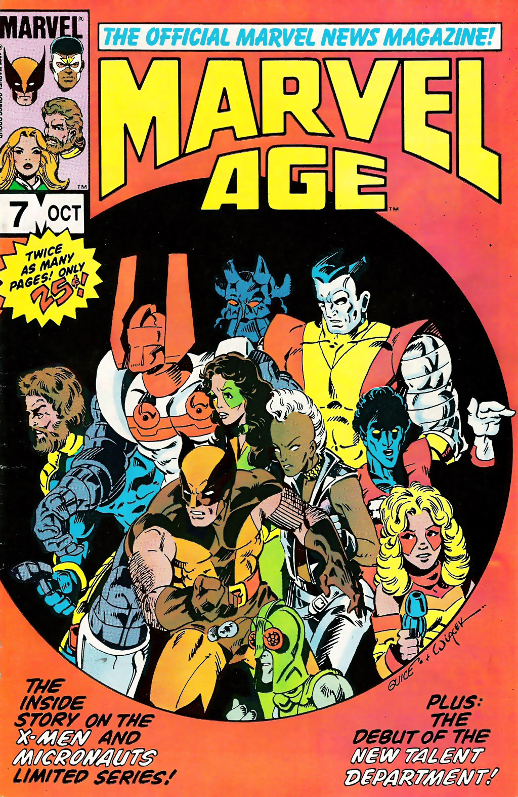 Read online Marvel Age comic -  Issue #7 - 1