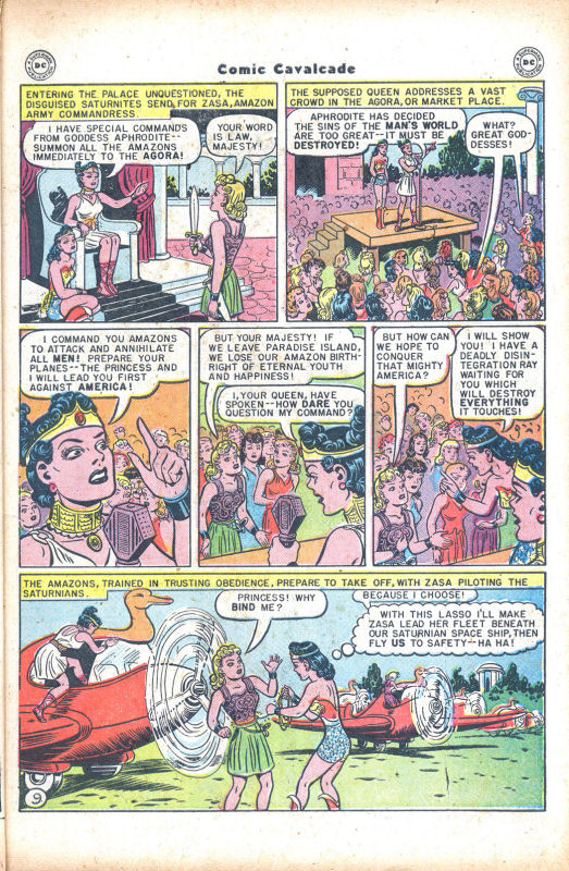 Read online Comic Cavalcade comic -  Issue #22 - 11