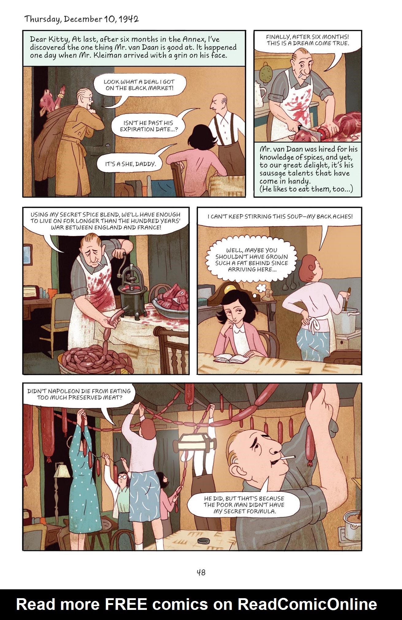 Read online Anne Frank’s Diary: The Graphic Adaptation comic -  Issue # TPB - 51