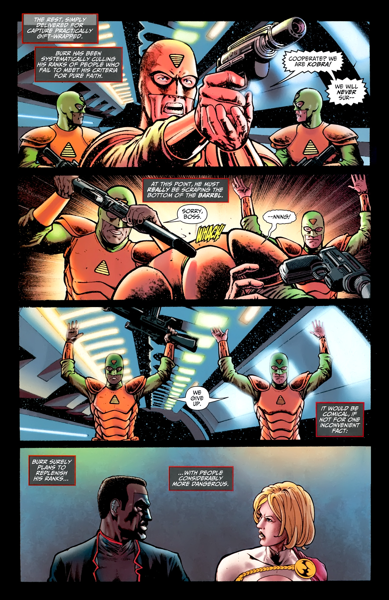 Read online JSA vs. Kobra comic -  Issue #6 - 4