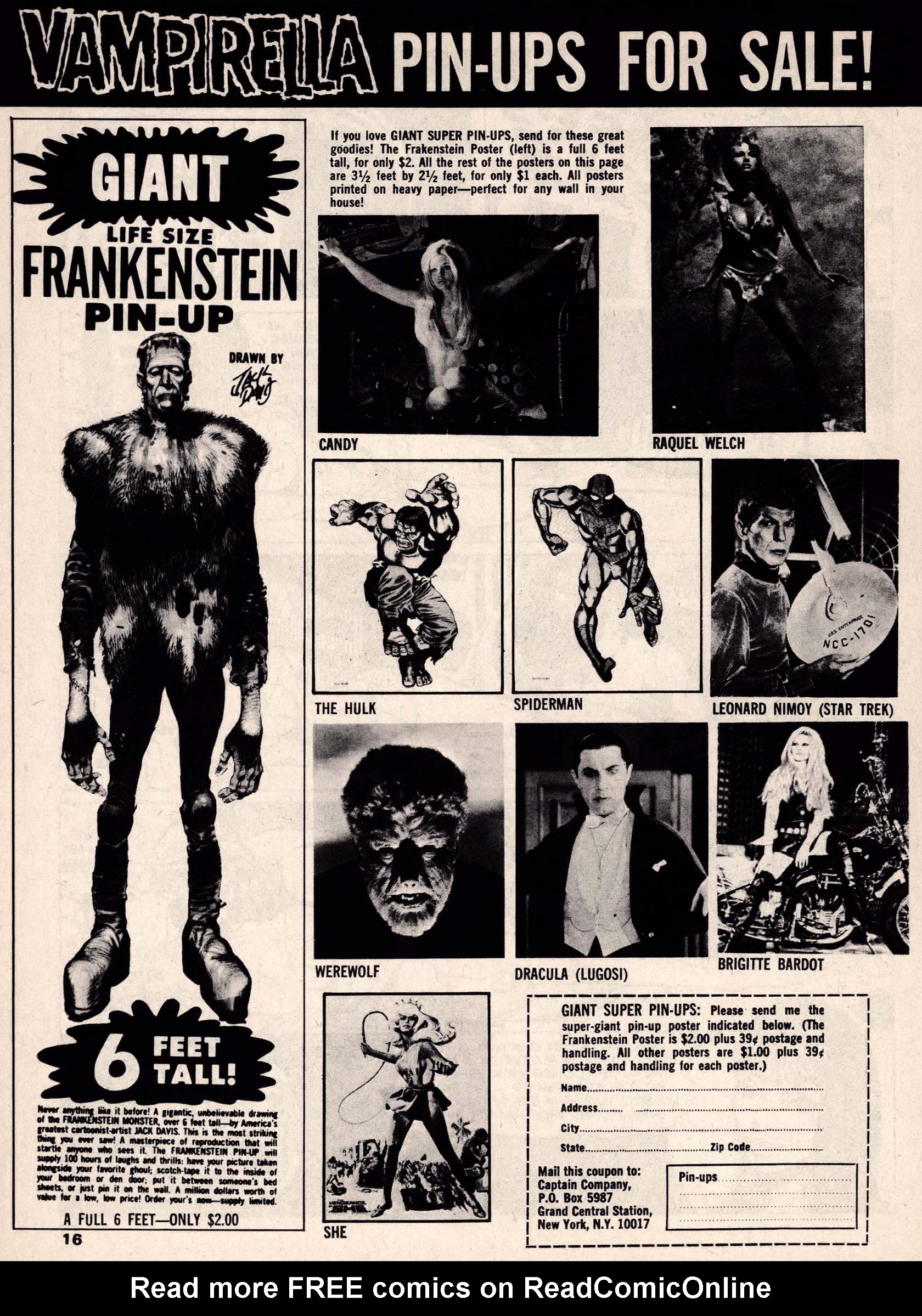 Read online Vampirella (1969) comic -  Issue #4 - 16